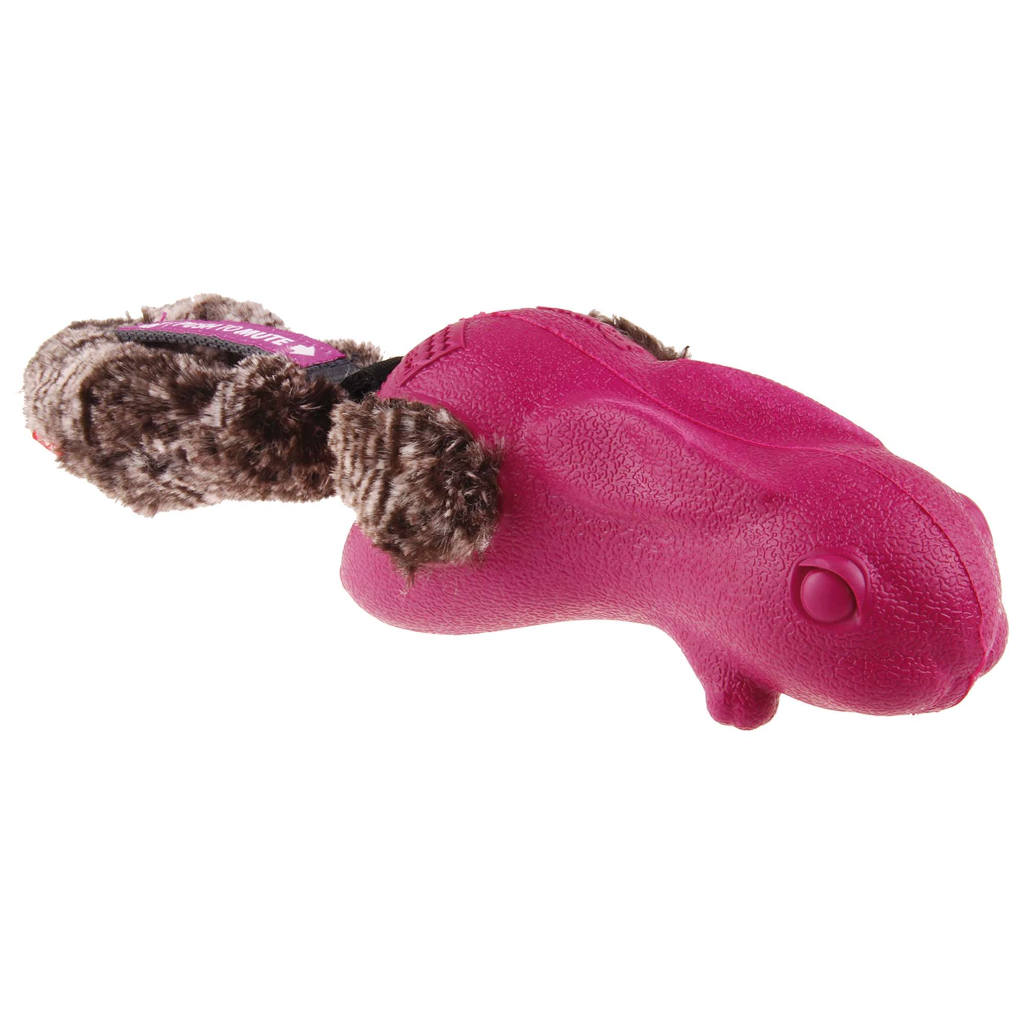 Juguete Push to Mute con forma de ardilla de GIGWI