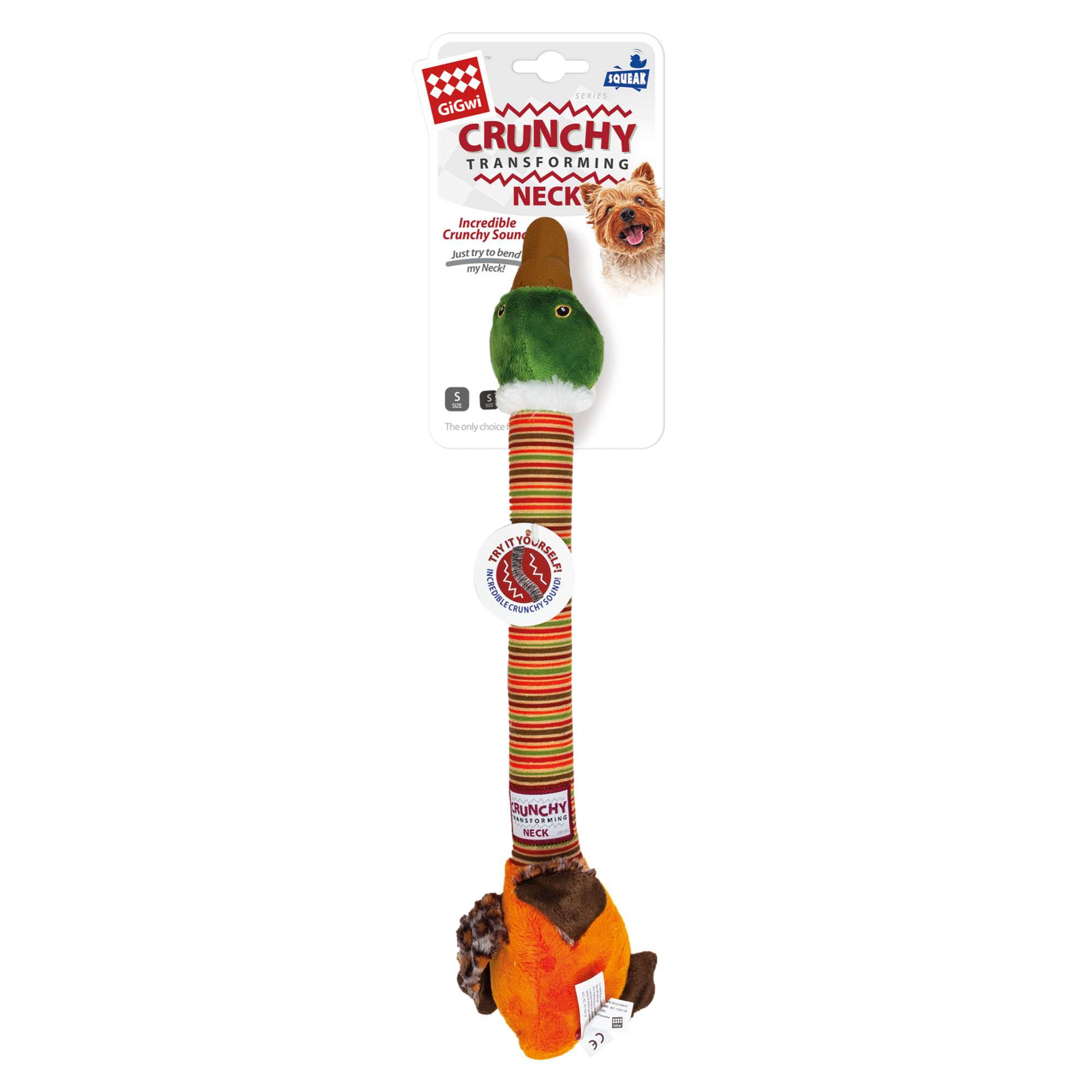 Juguete Friendz con forma de cuello pato GiGwi