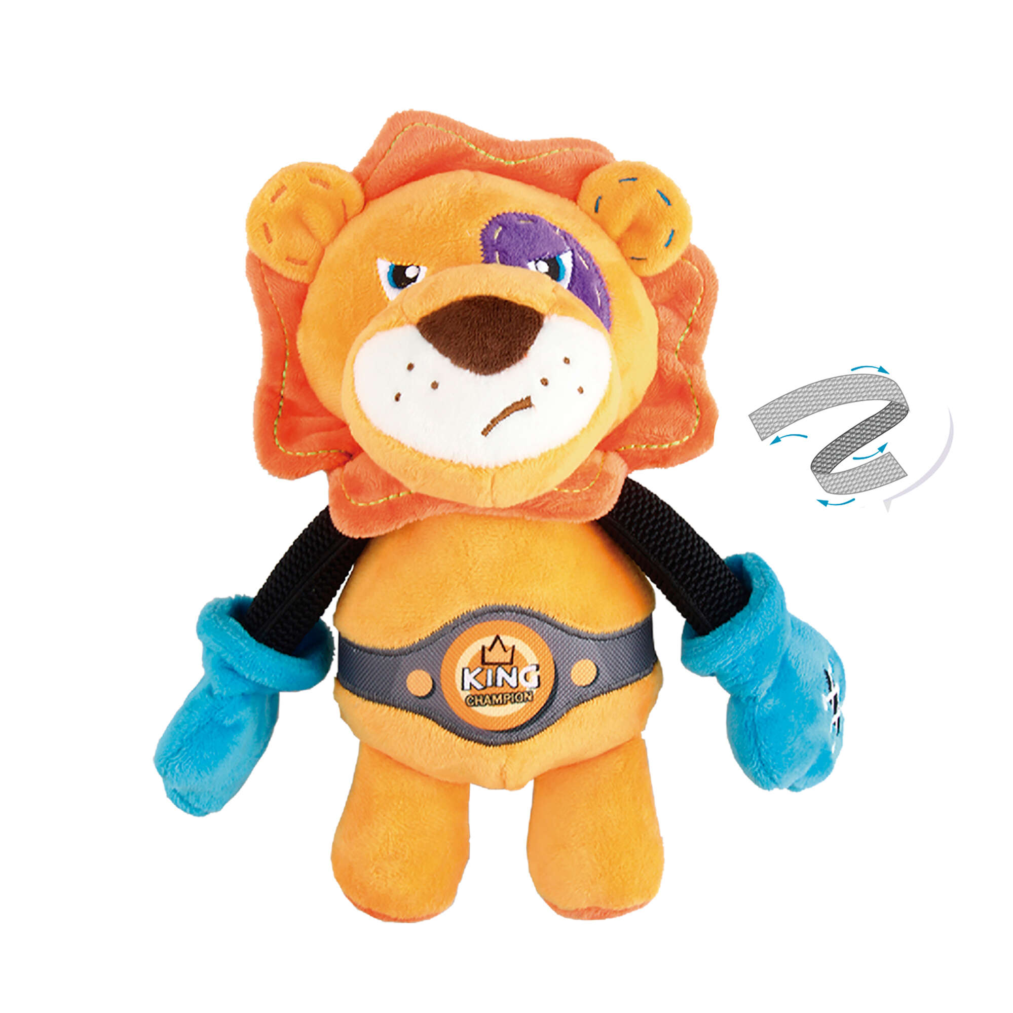 Juguete león King Boxer GiGwi