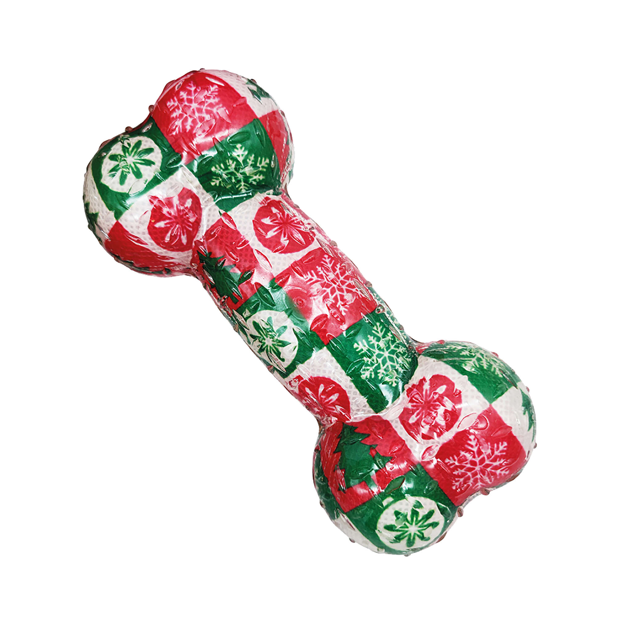 Juguete hueso navideño GiGwi