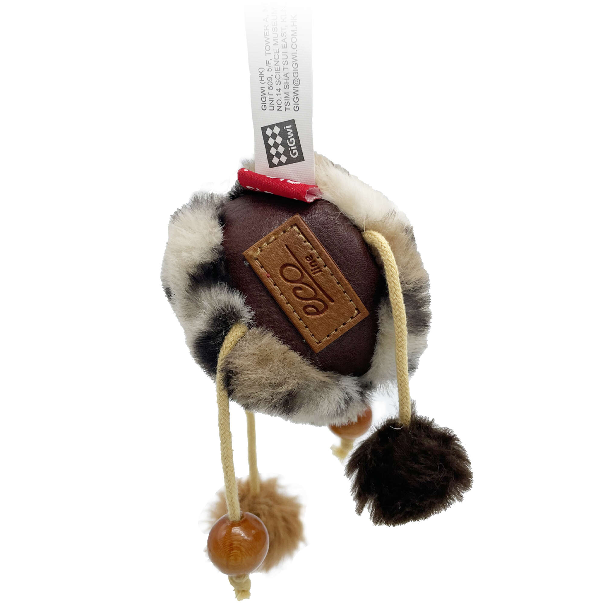 Pelota de piel eco line - CATCH & SCRATCH con silvervine GiGwi