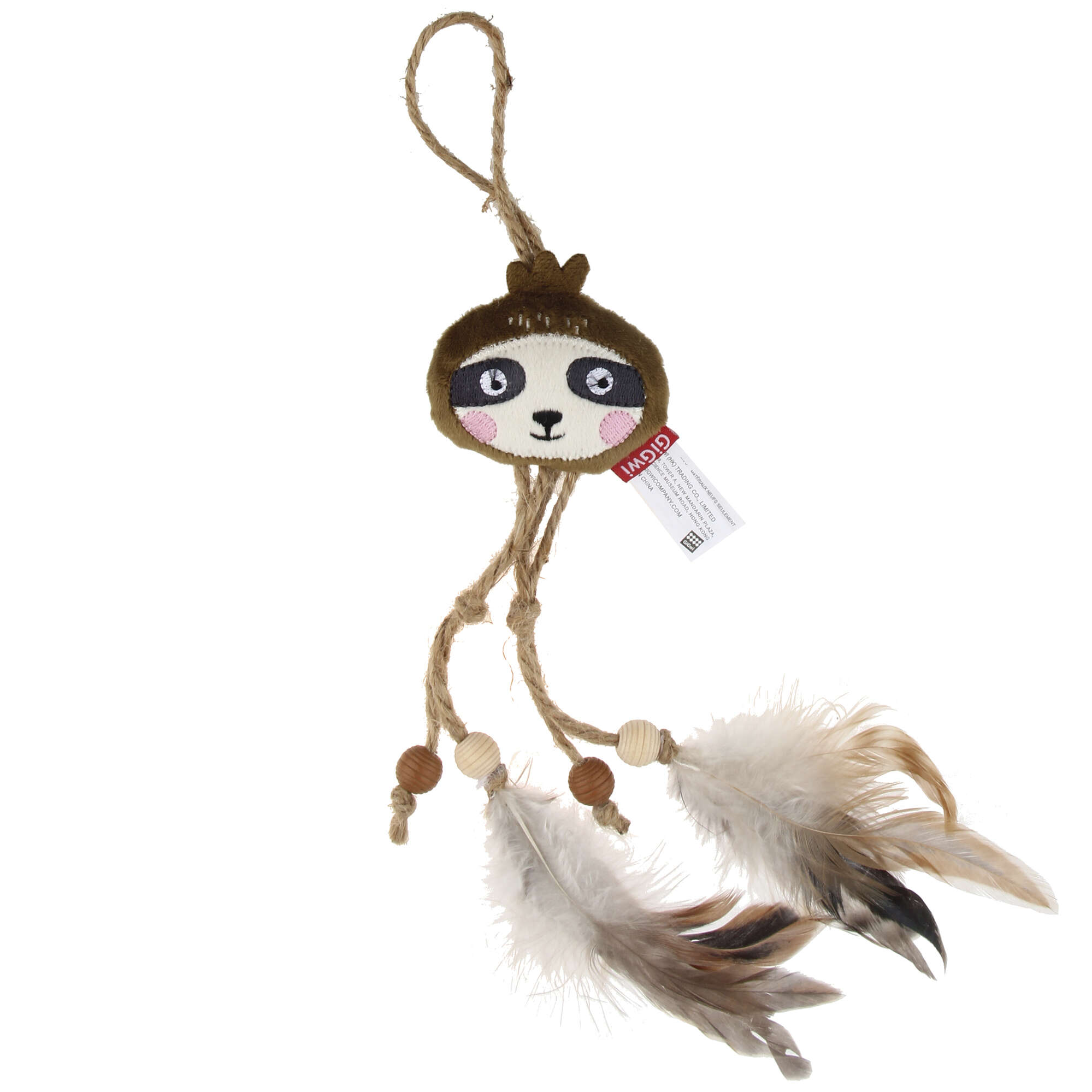 Juguete perezoso eco line - CATCH & SCRATCH con silvervine GiGwi