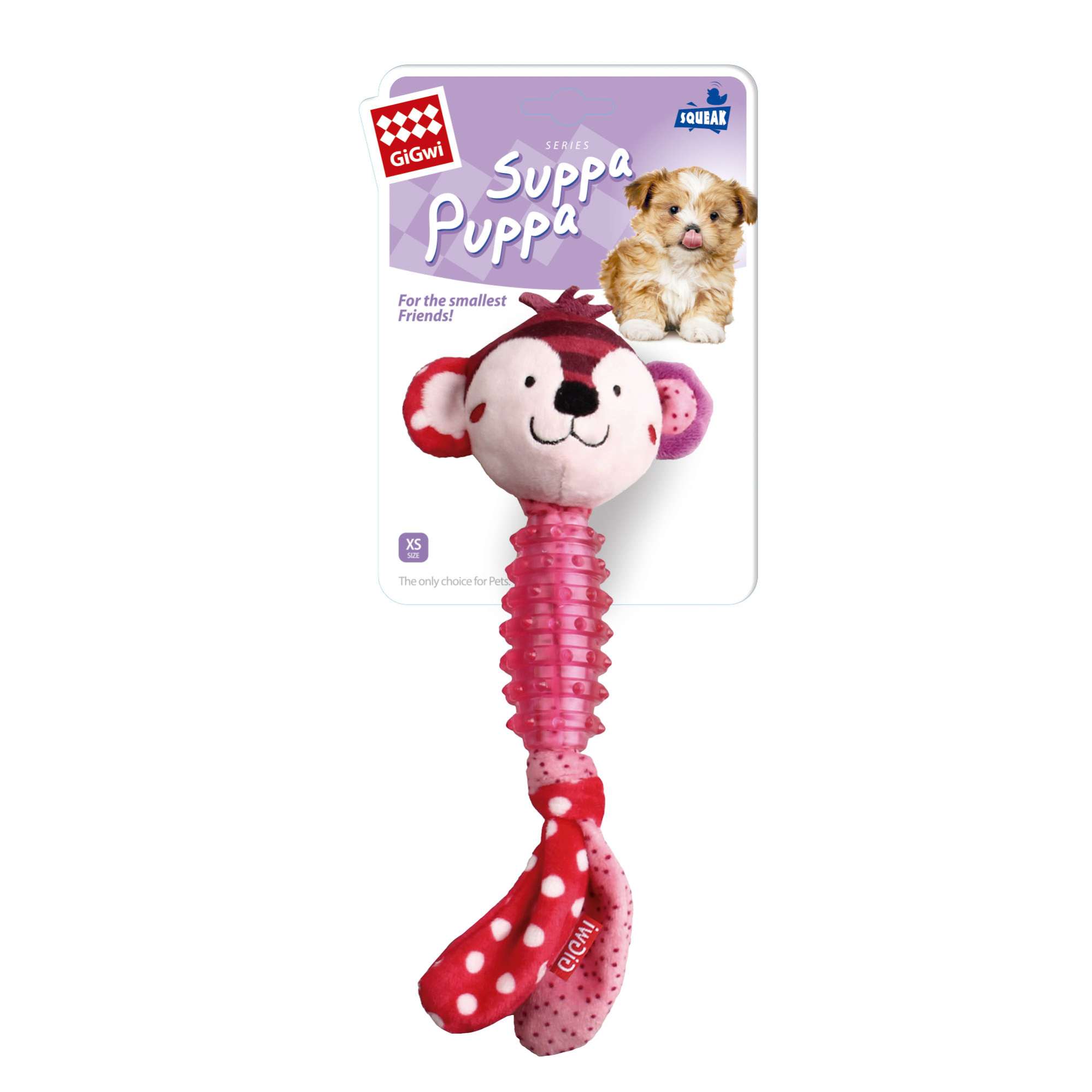 Juguete para cachorros Suppa Puppa mono de GiGwi