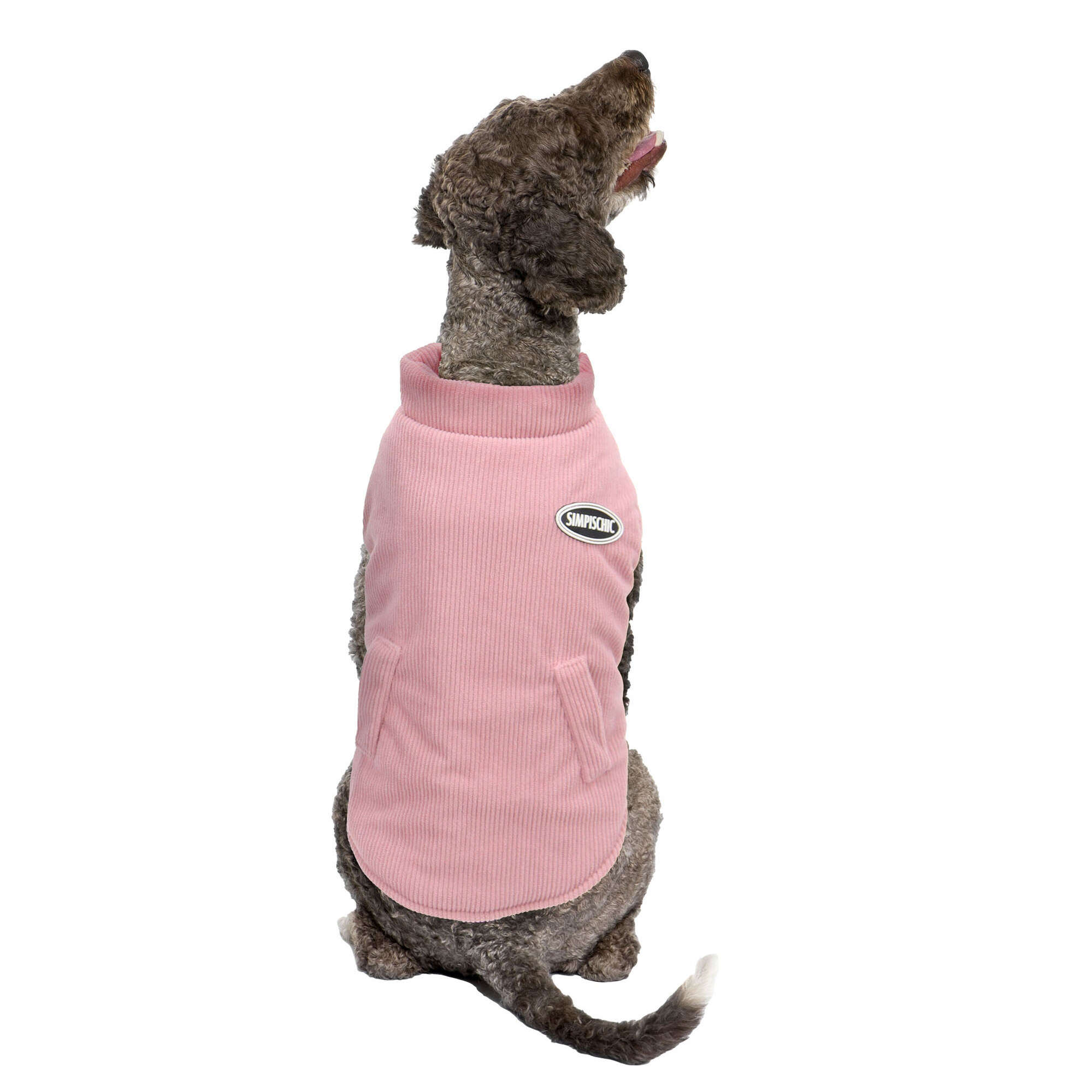 Abrigo liso rosa de ALPHA DOG