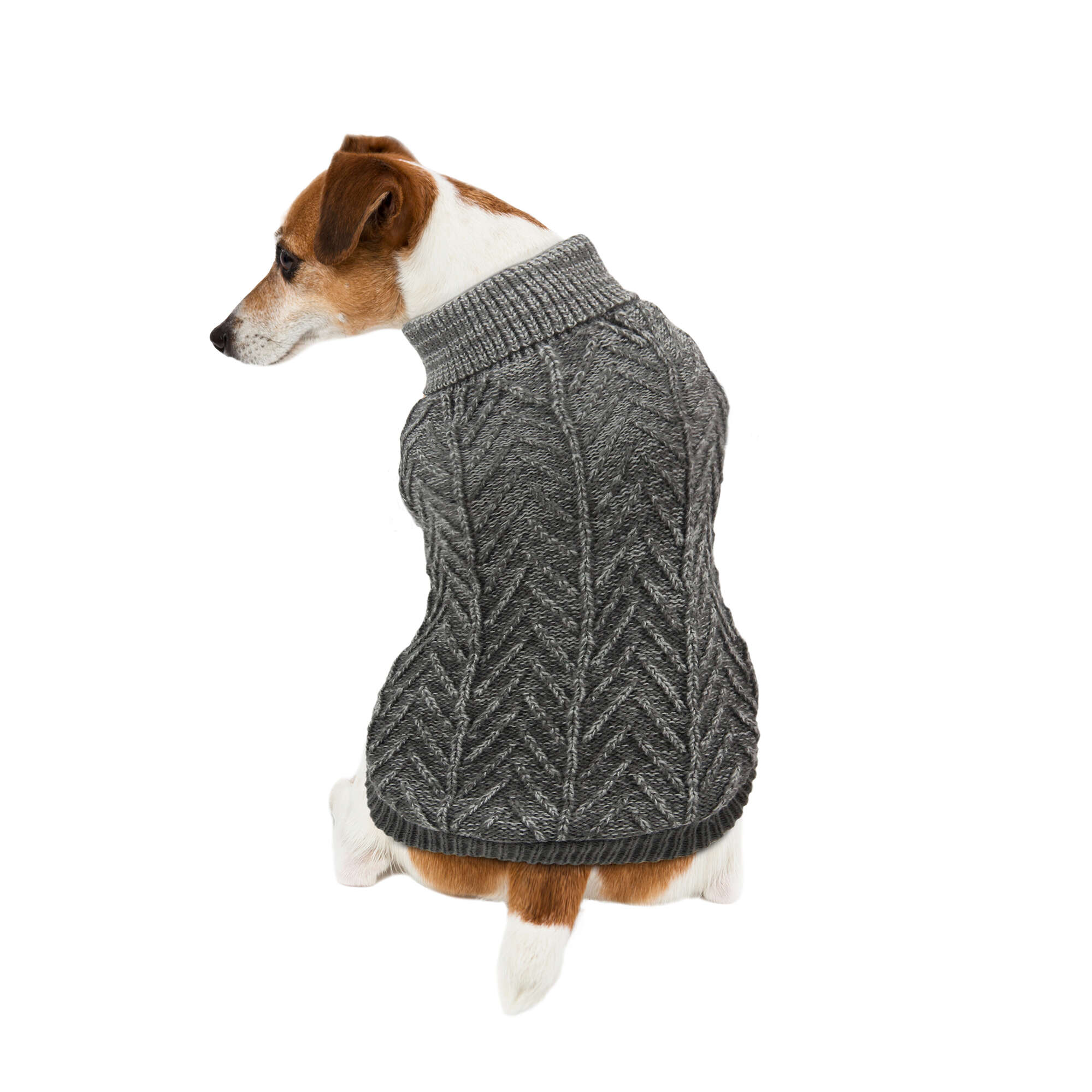 Jersey de punto con relieve gris de ALPHA DOG