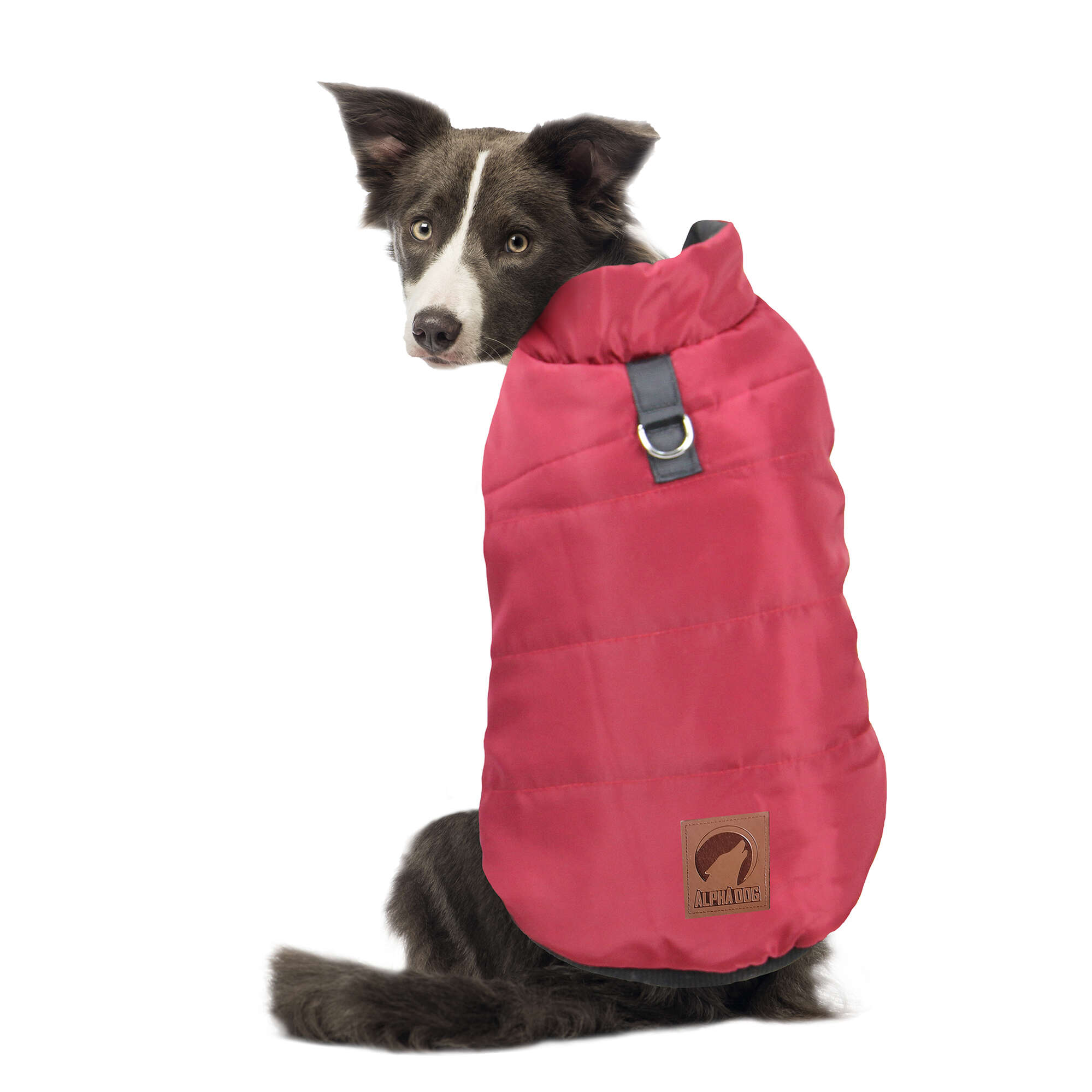 Anorak reversible rojo / negro de ALPHA DOG