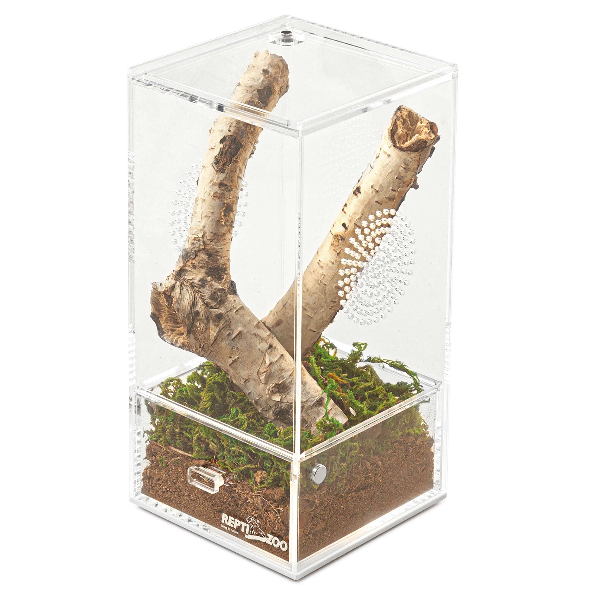 Mini terrario REPTIZOO (10x10x20 cm)