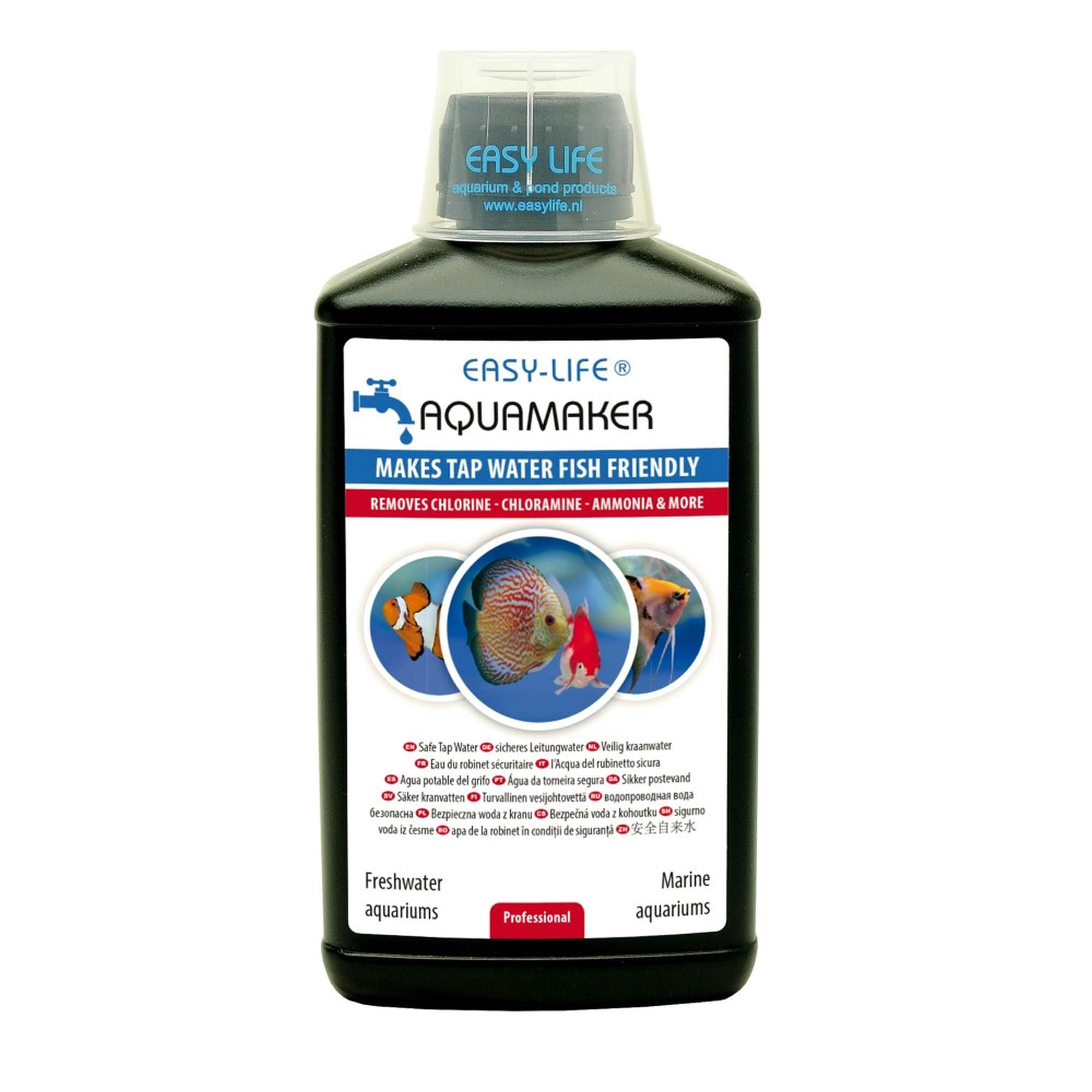 Anticloro, cloramina y amoníaco: AQUAMAKER de EASY-LIFE