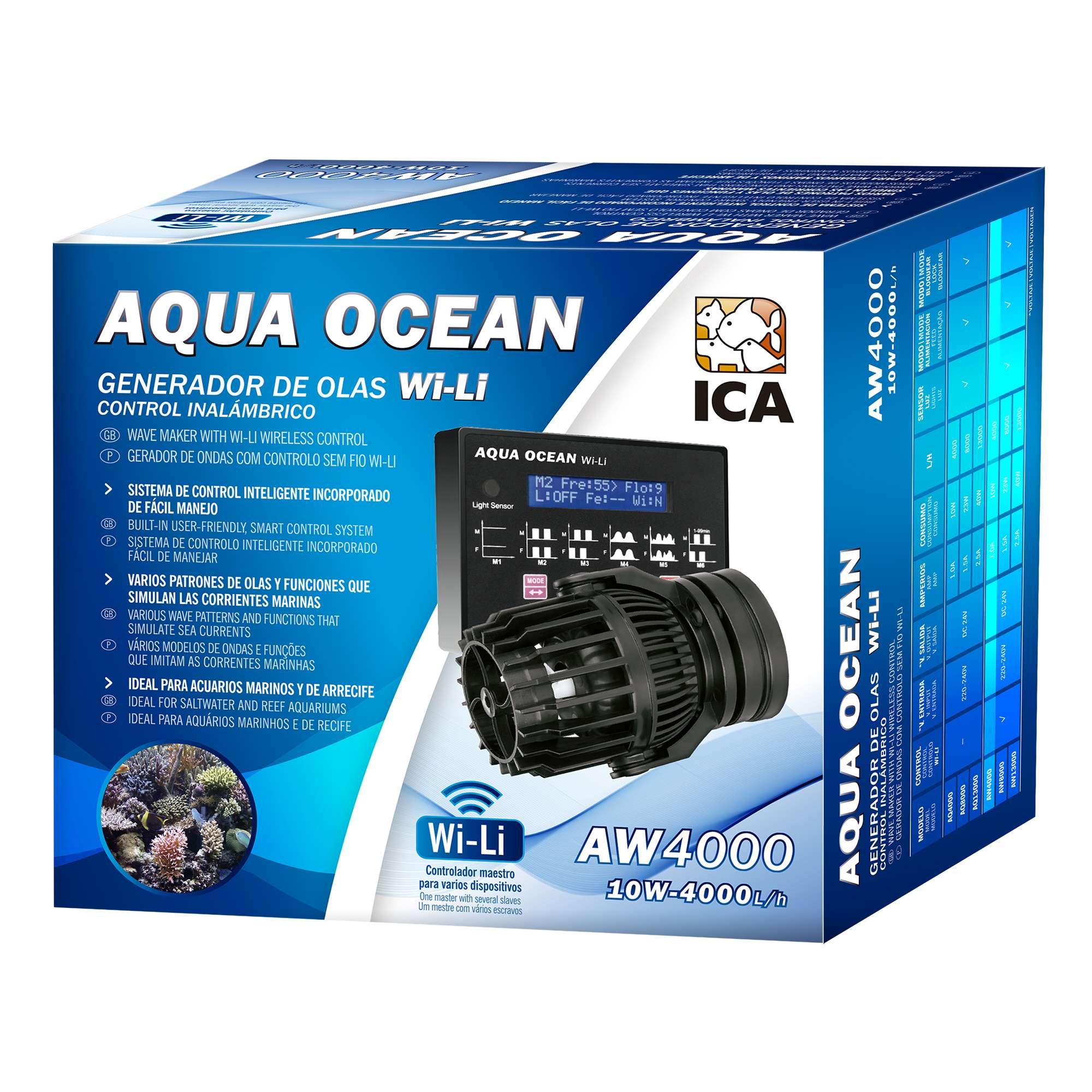 Generadores de olas y corrientes AQUA OCEAN WI-LI