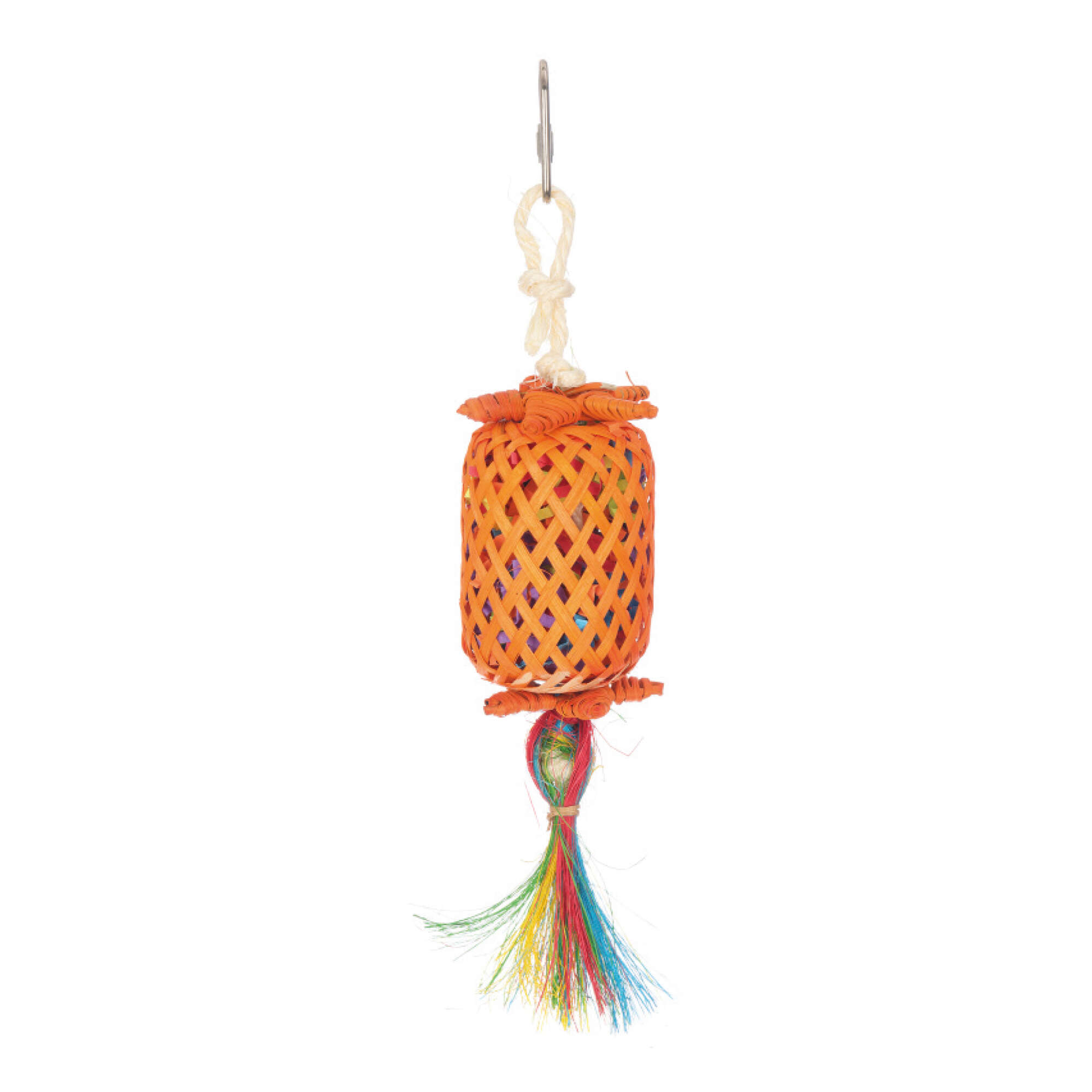 Juguete piñata para pájaros
