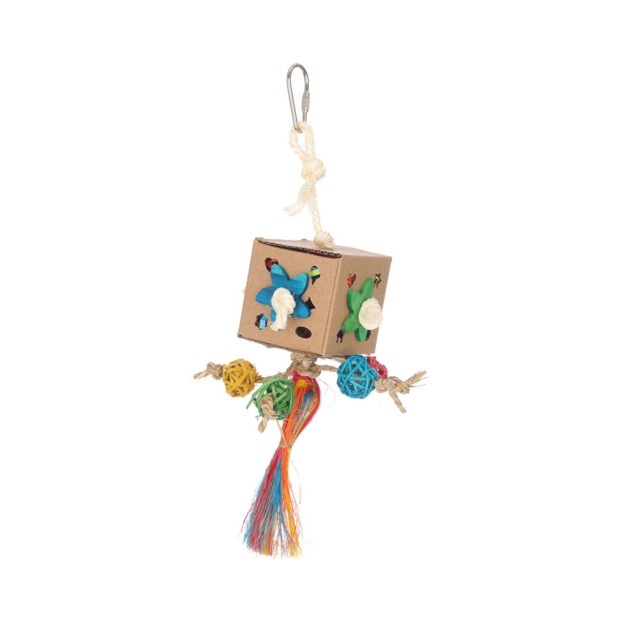 Juguete piñata de cartón pájaros