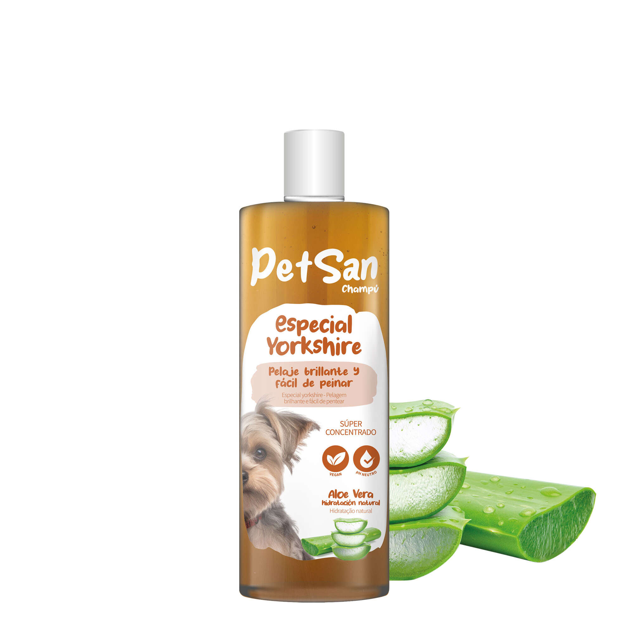 Champú para Yorkshire con Aloe Vera PetSan