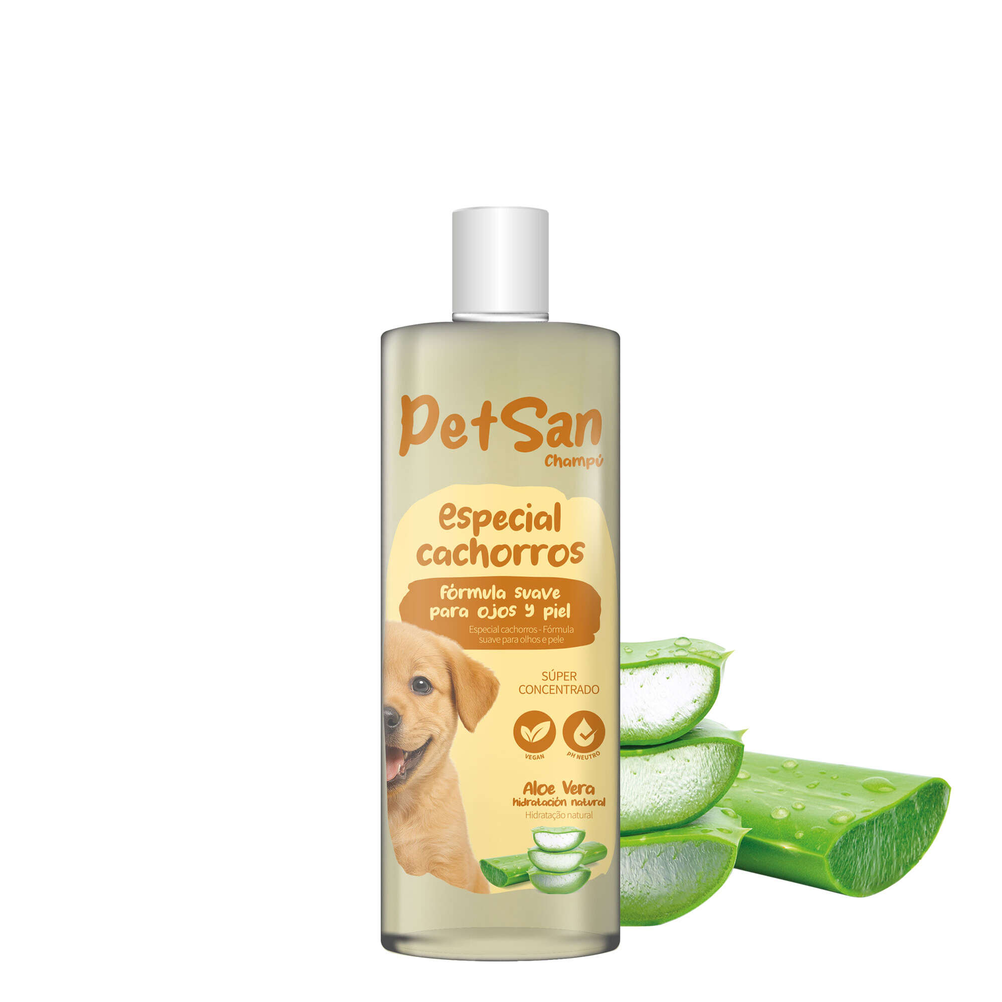 Champú para cachorros con Aloe Vera PetSan
