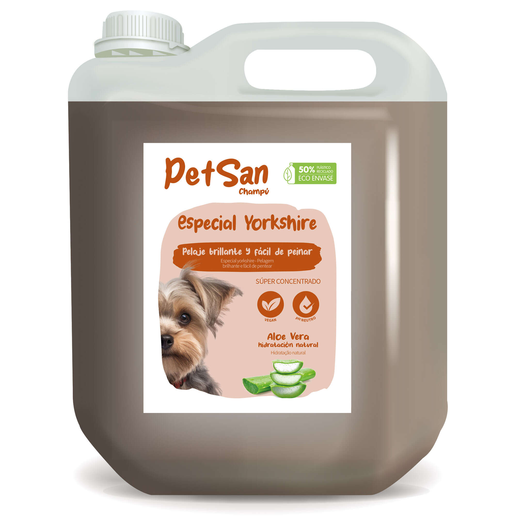 Champú para Yorkshire con Aloe Vera PetSan