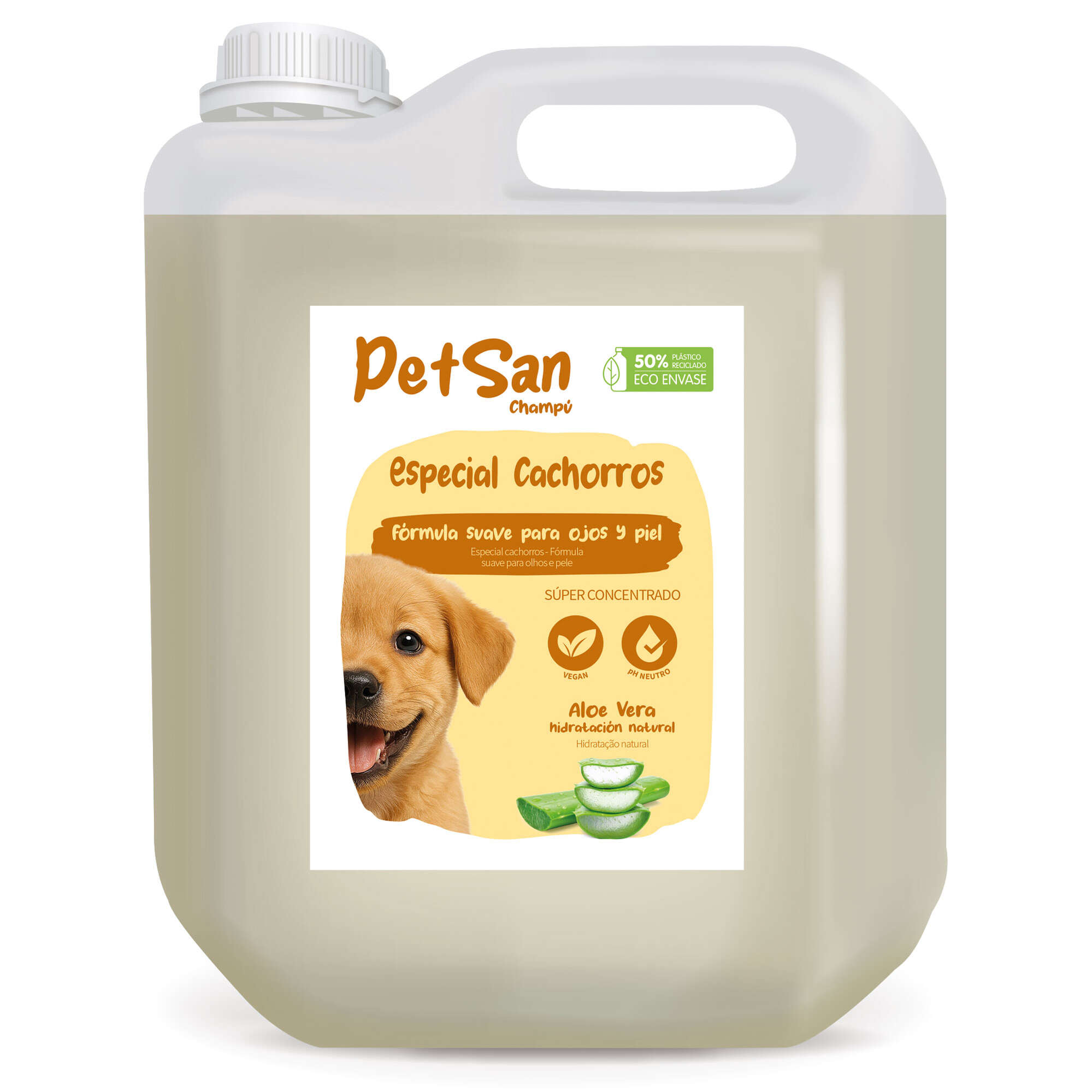 Champú para cachorros con Aloe Vera PetSan