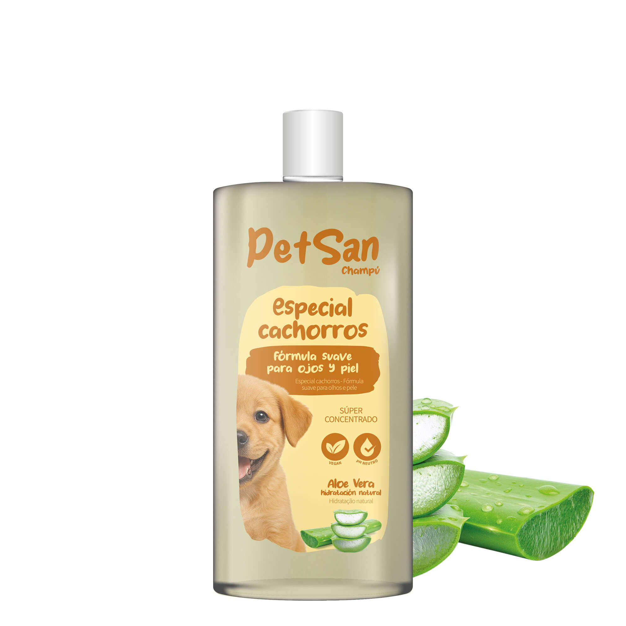 Champú para cachorros con Aloe Vera PetSan