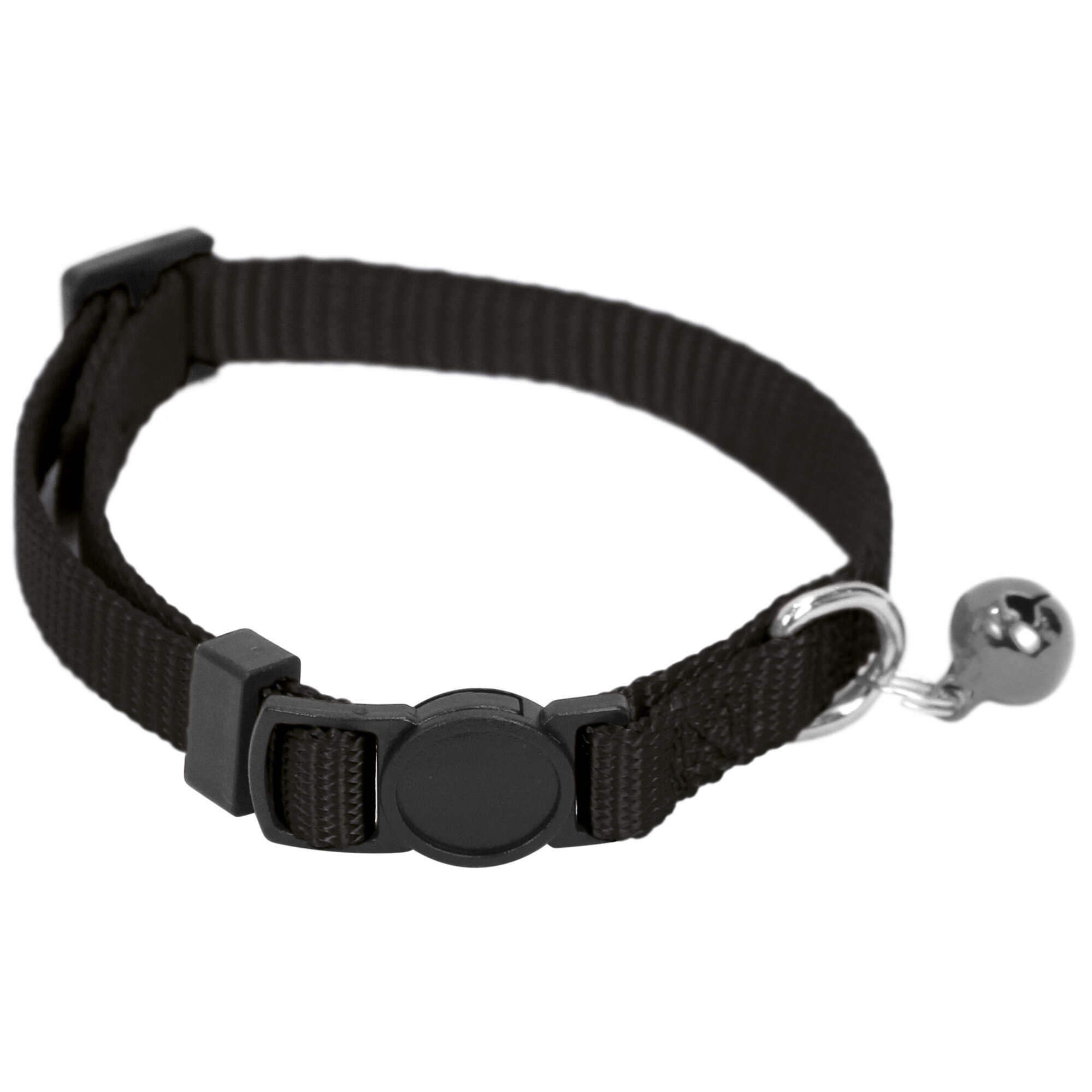 Collar de nylon con cascabel Premier CAT negro