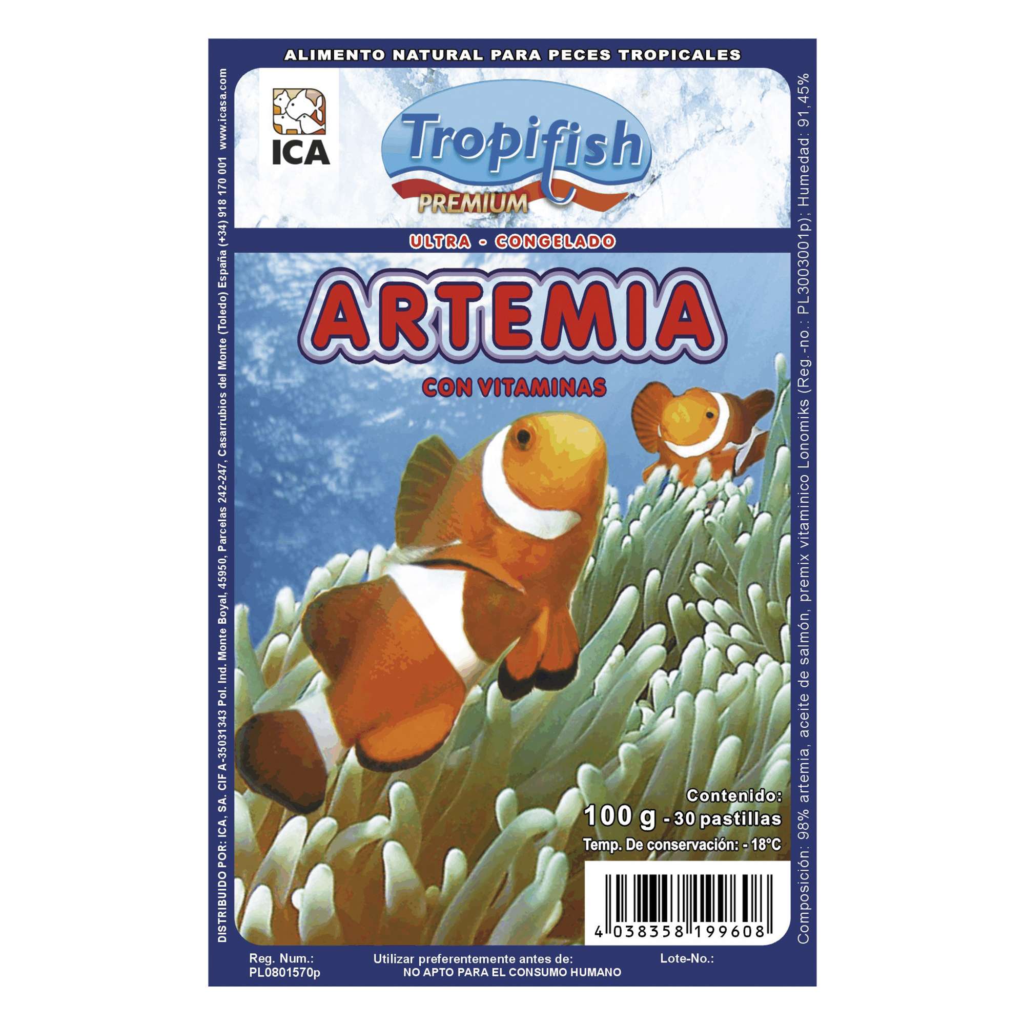 Artemia de Tropifish PREMIUM