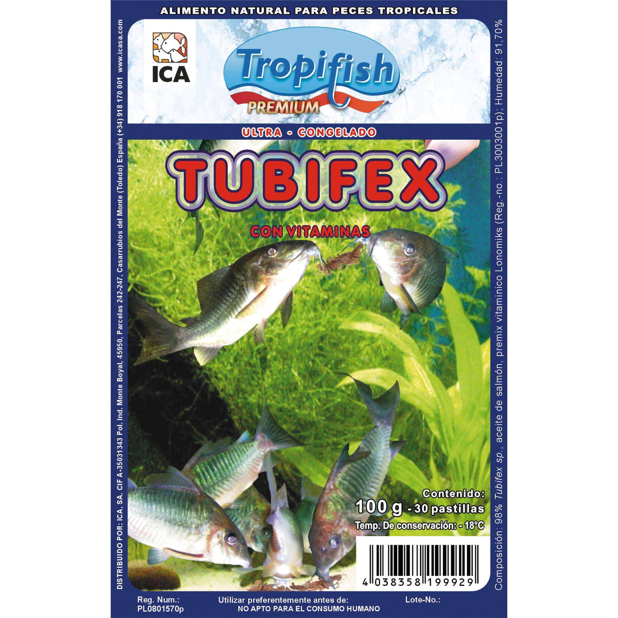 Tubifex de Tropifish PREMIUM
