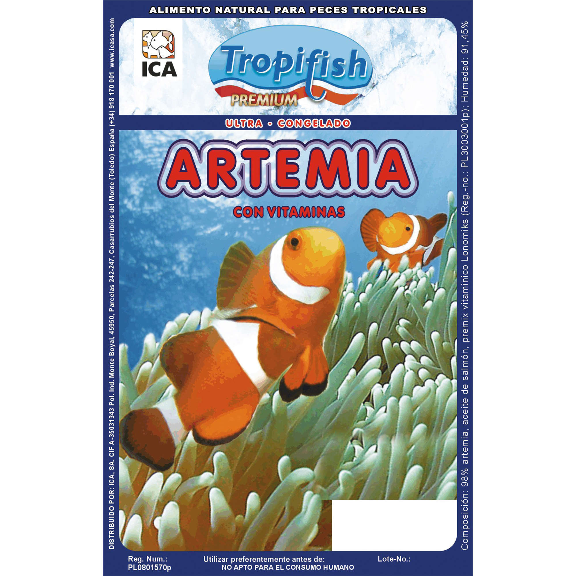 Artemia de Tropifish PREMIUM