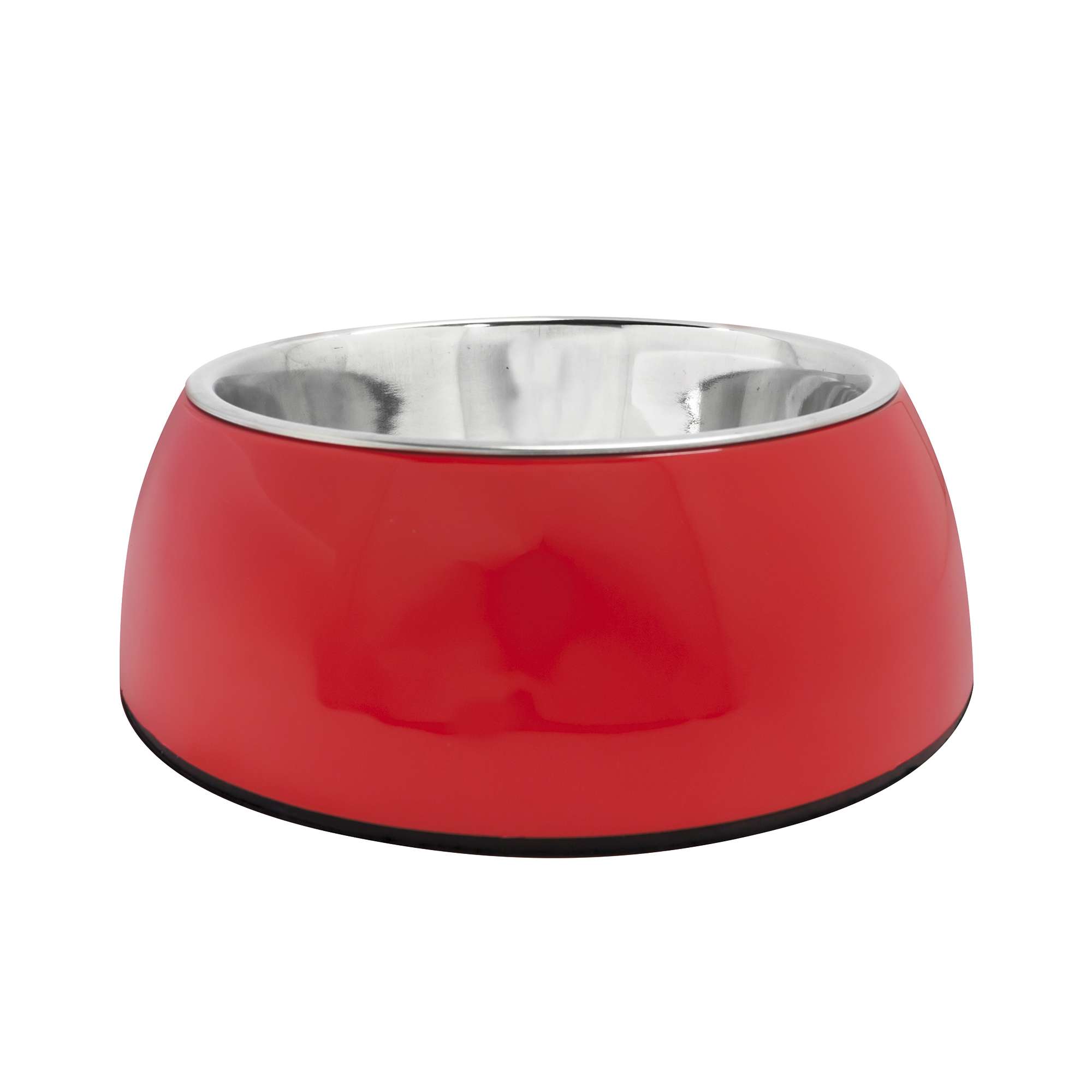 Comedero de acero inoxidable Home rojo
