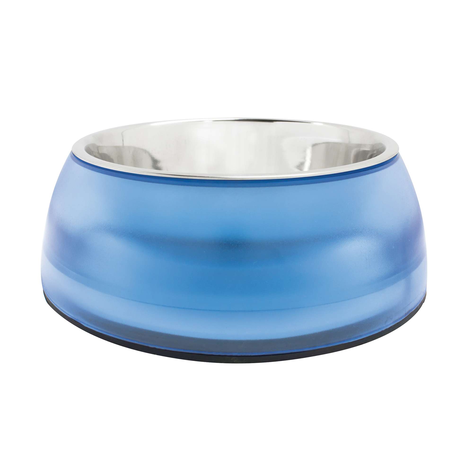 Comedero de acero inoxidable azul Sky