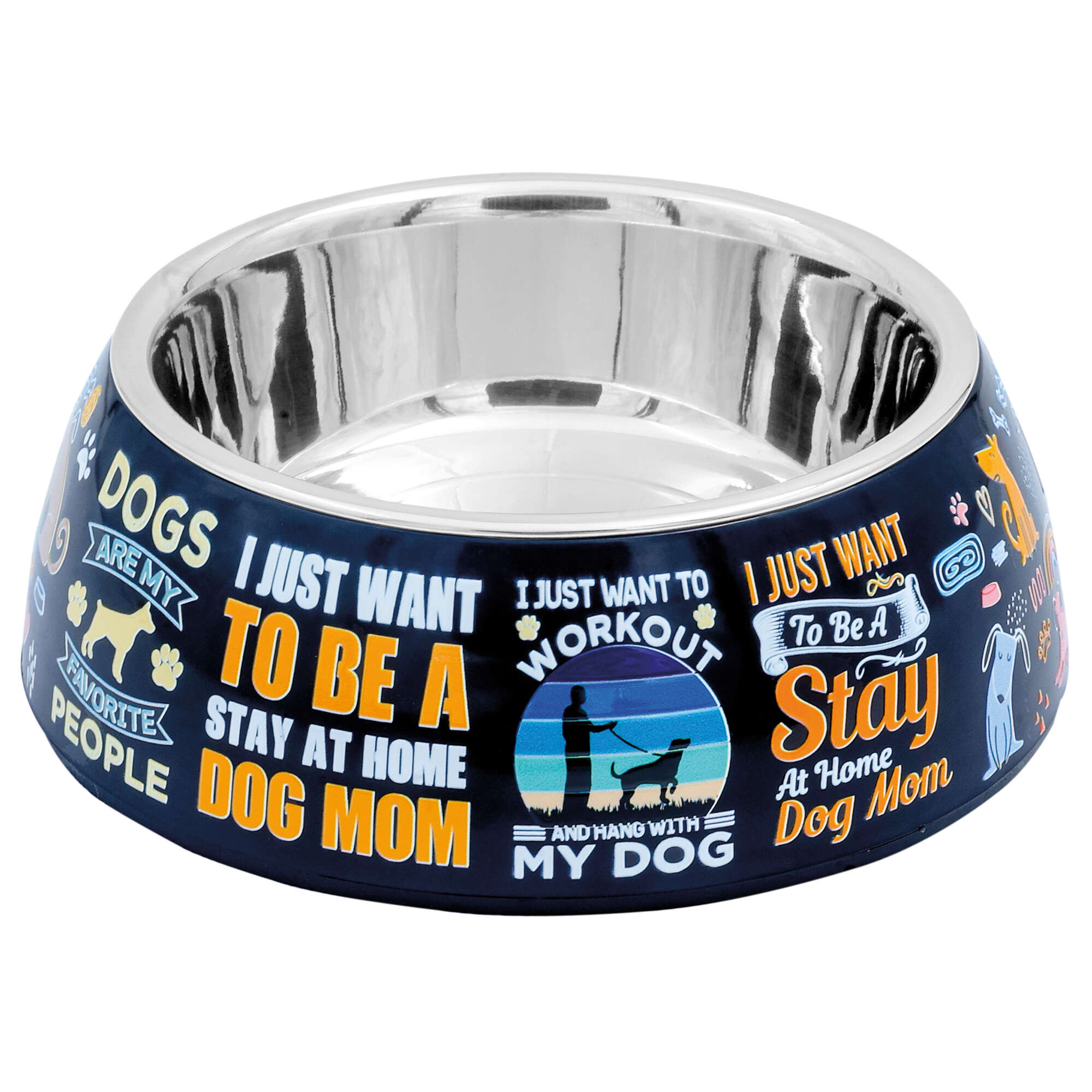 Comedero de acero Urban Print Premier DOG