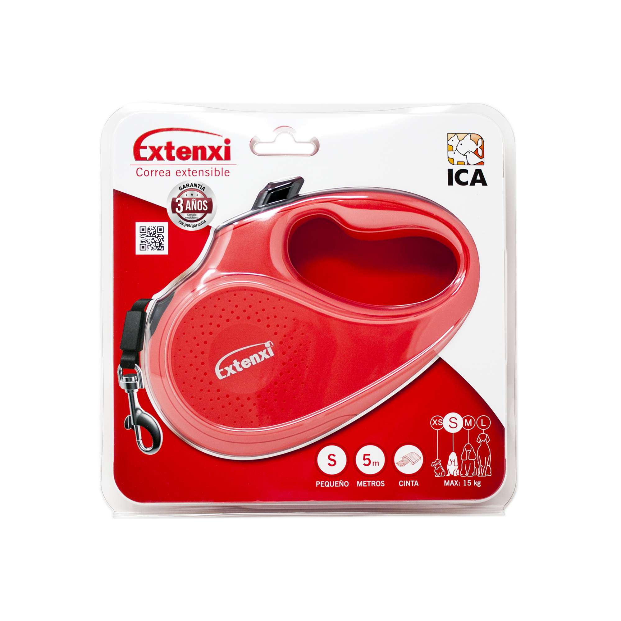 Correa extensible roja EXTENXI
