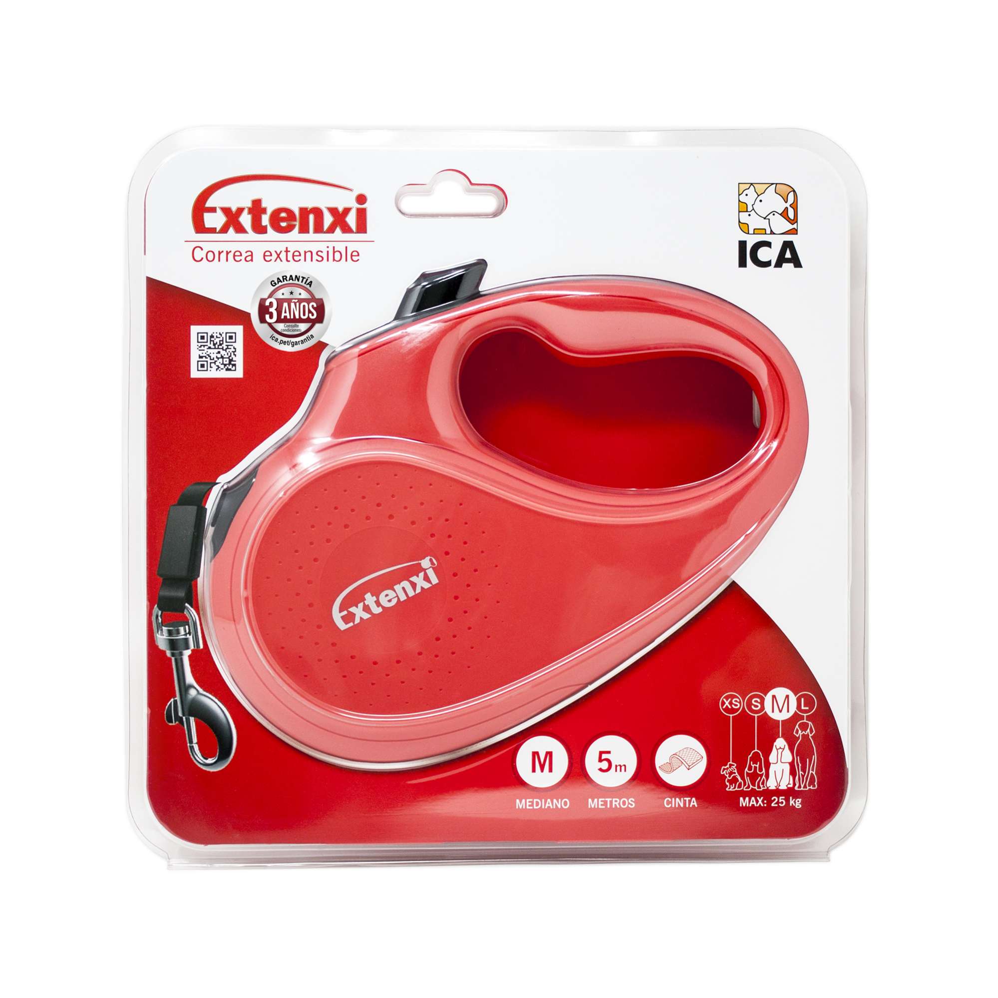 Correa extensible roja EXTENXI