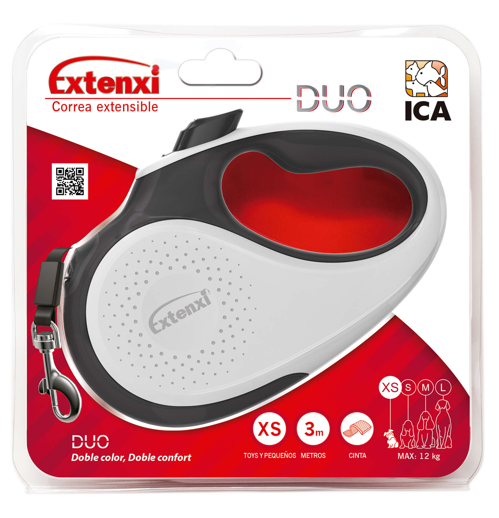 Correa extensible blanca EXTENXI DUO