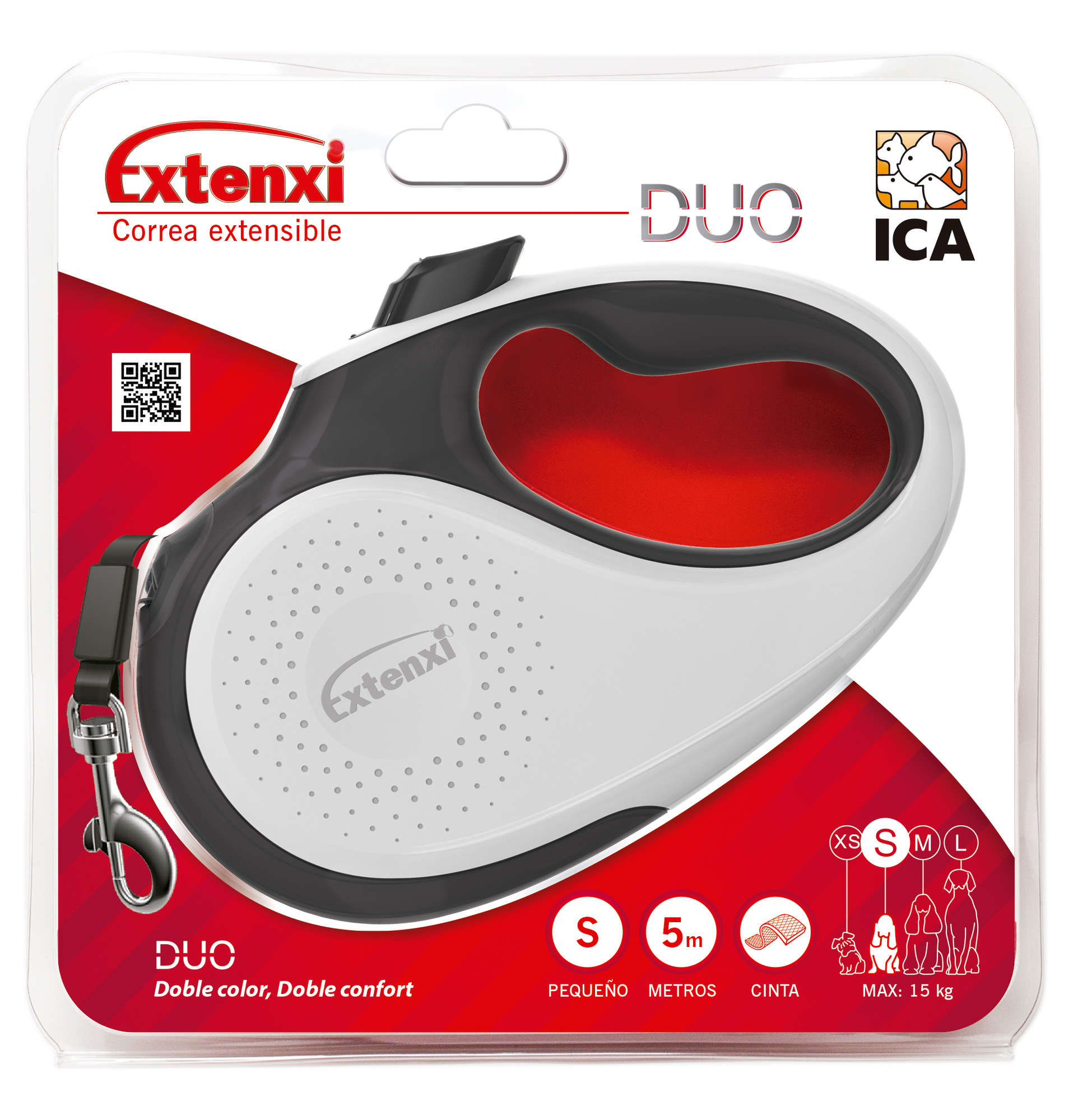 Correa extensible blanca EXTENXI DUO