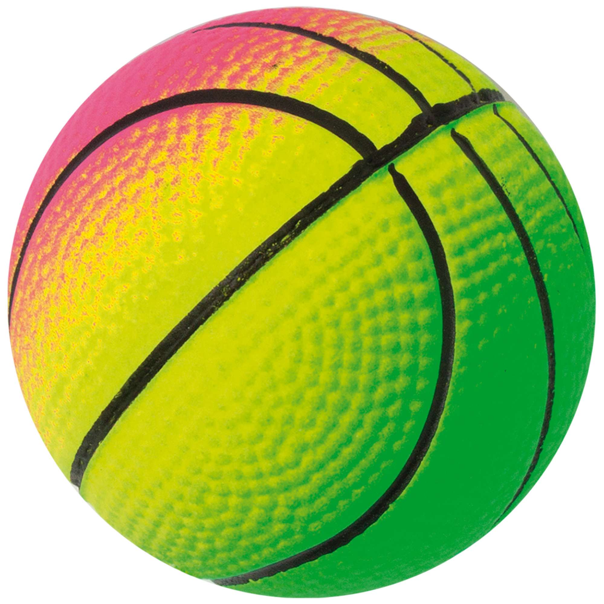 Expositor de pelotas fluorescentes