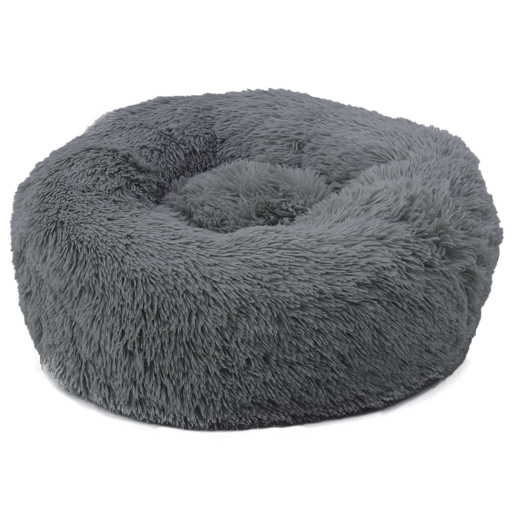 Cuna Fur redonda gris Dream