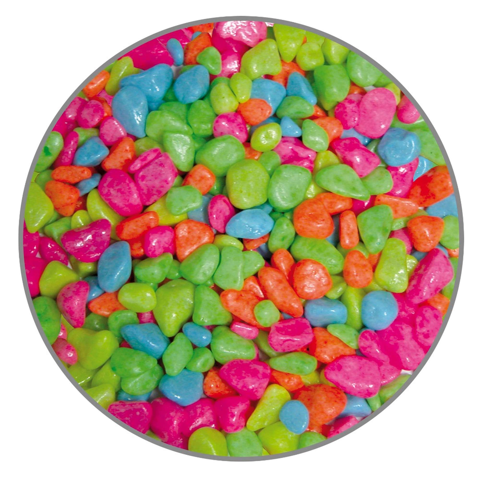 Grava multicolor PREMIUM NEÓN (7 mm)