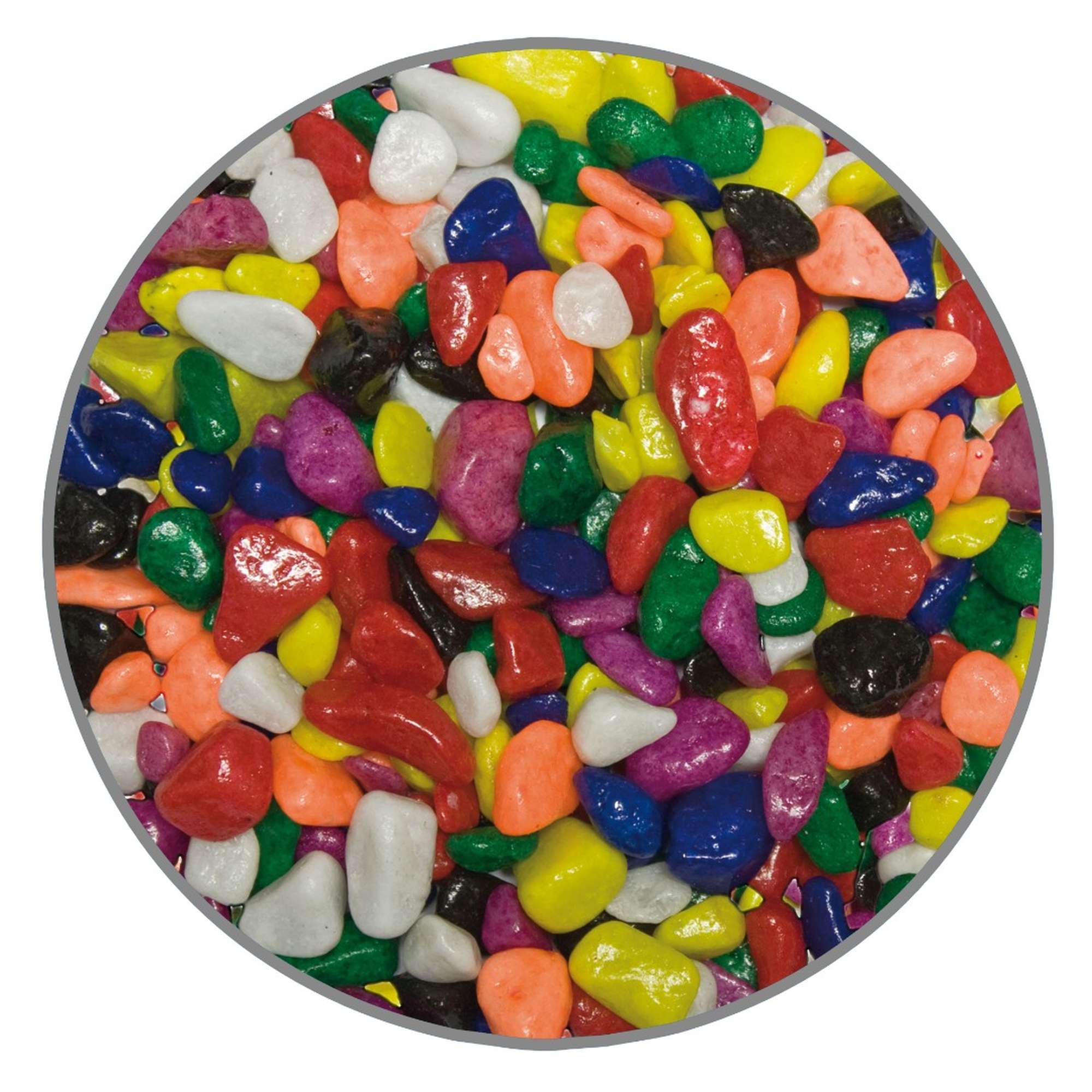 Grava multicolor PREMIUM BRILLANTE (7 mm)