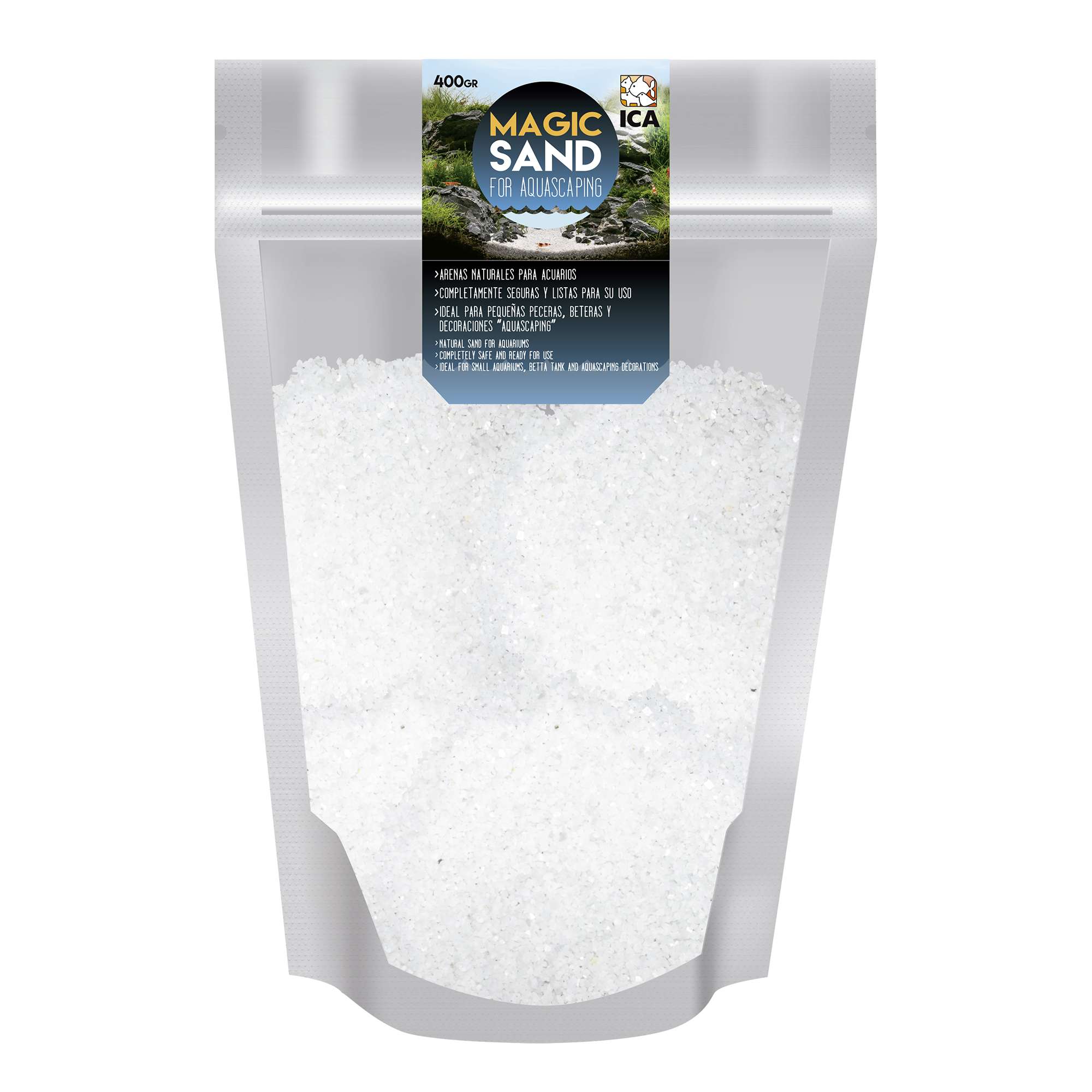 Arena blanca MAGIC SAND (0,3 - 0,45 mm)