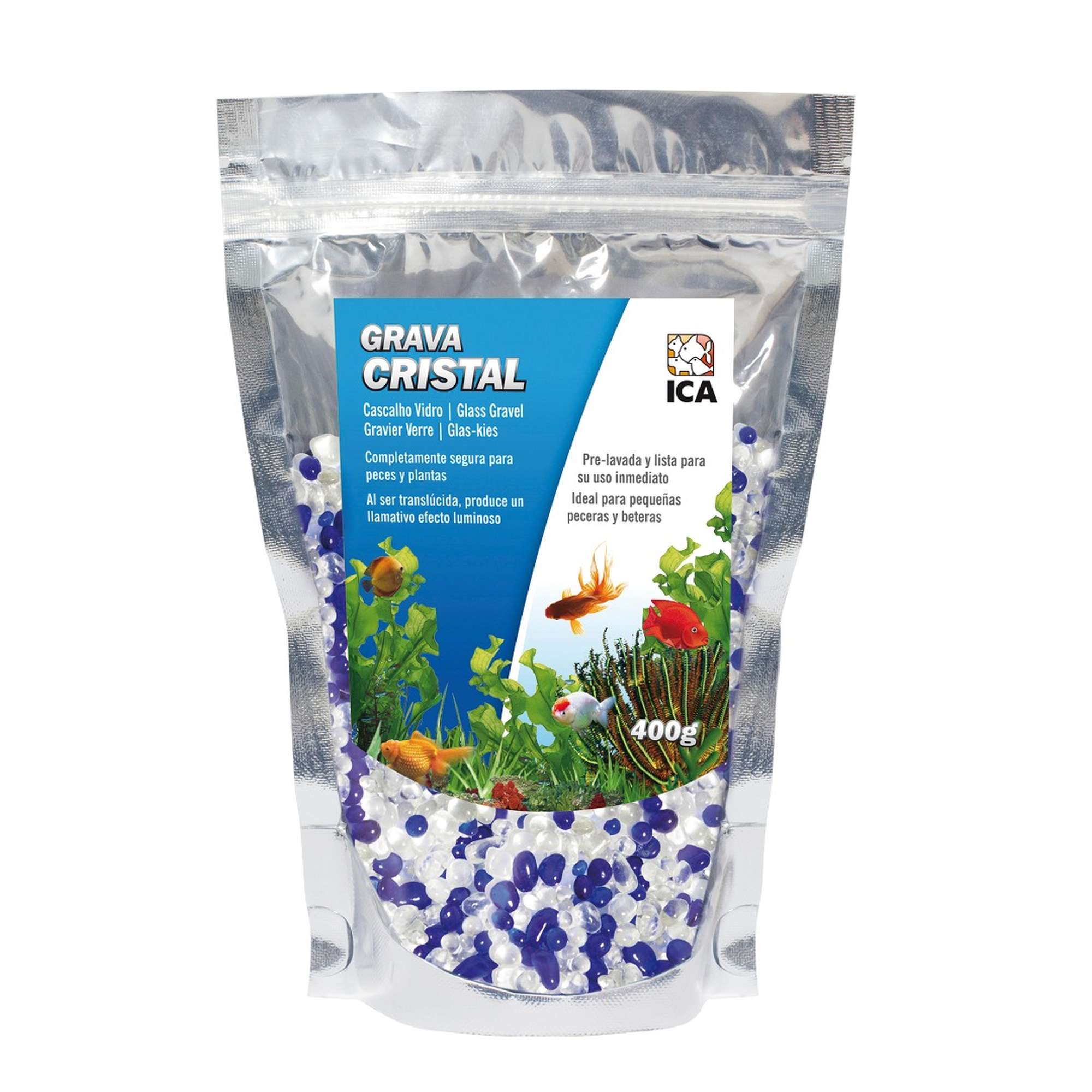 Grava de cristal mix azul (6 mm)