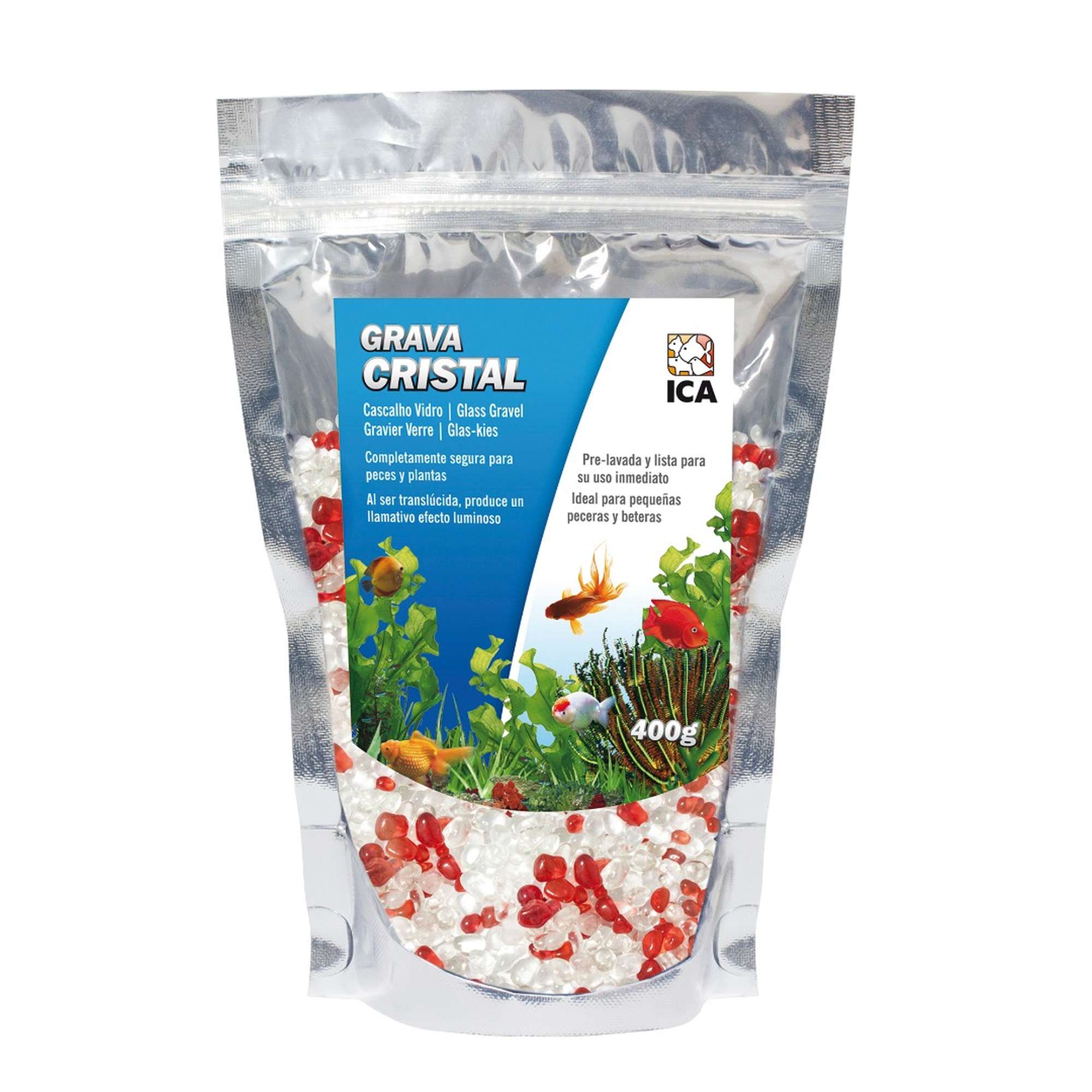 Grava de cristal mix roja (6 mm)