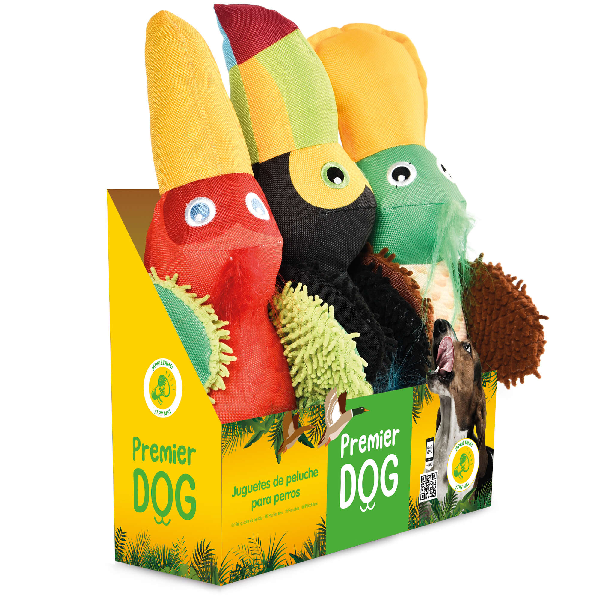 Set 3 Aves de juguete Premier DOG