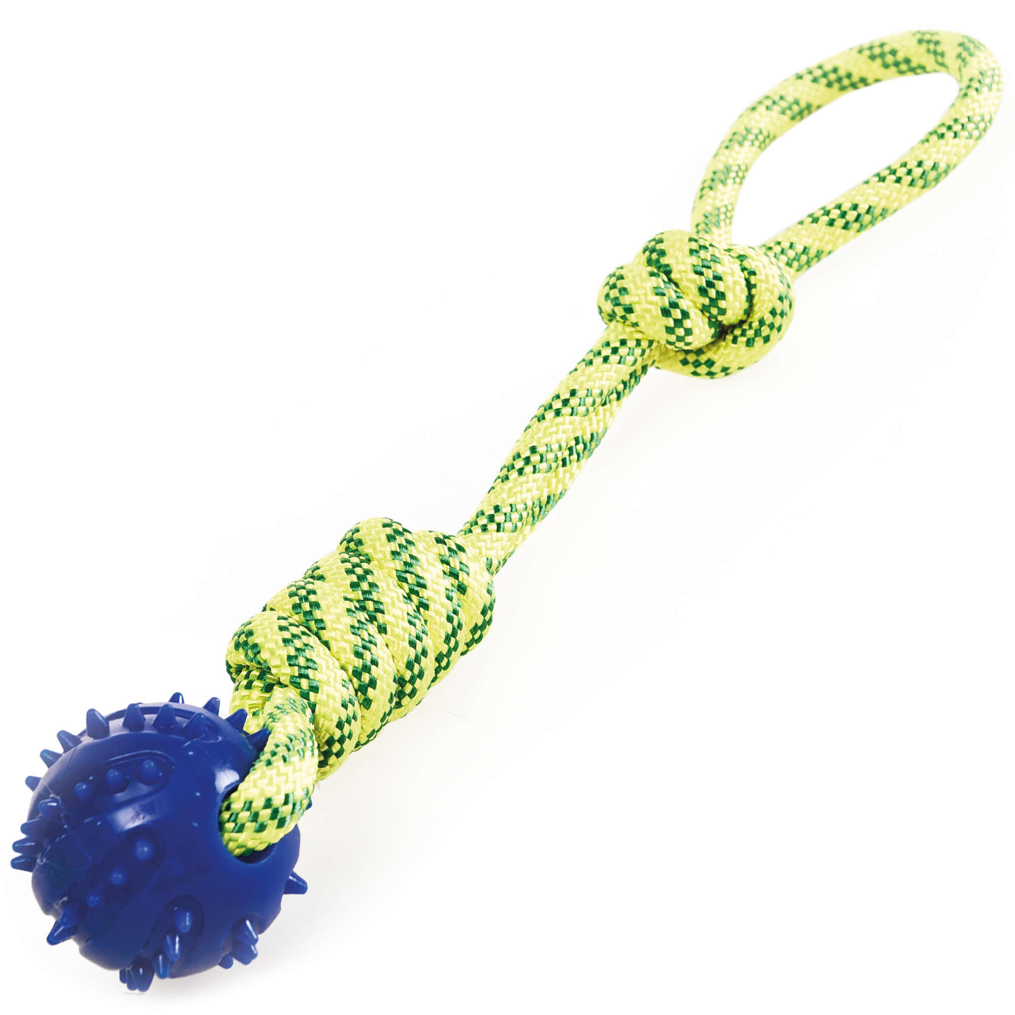 Tirador con pelota plástica dental XT-DOG