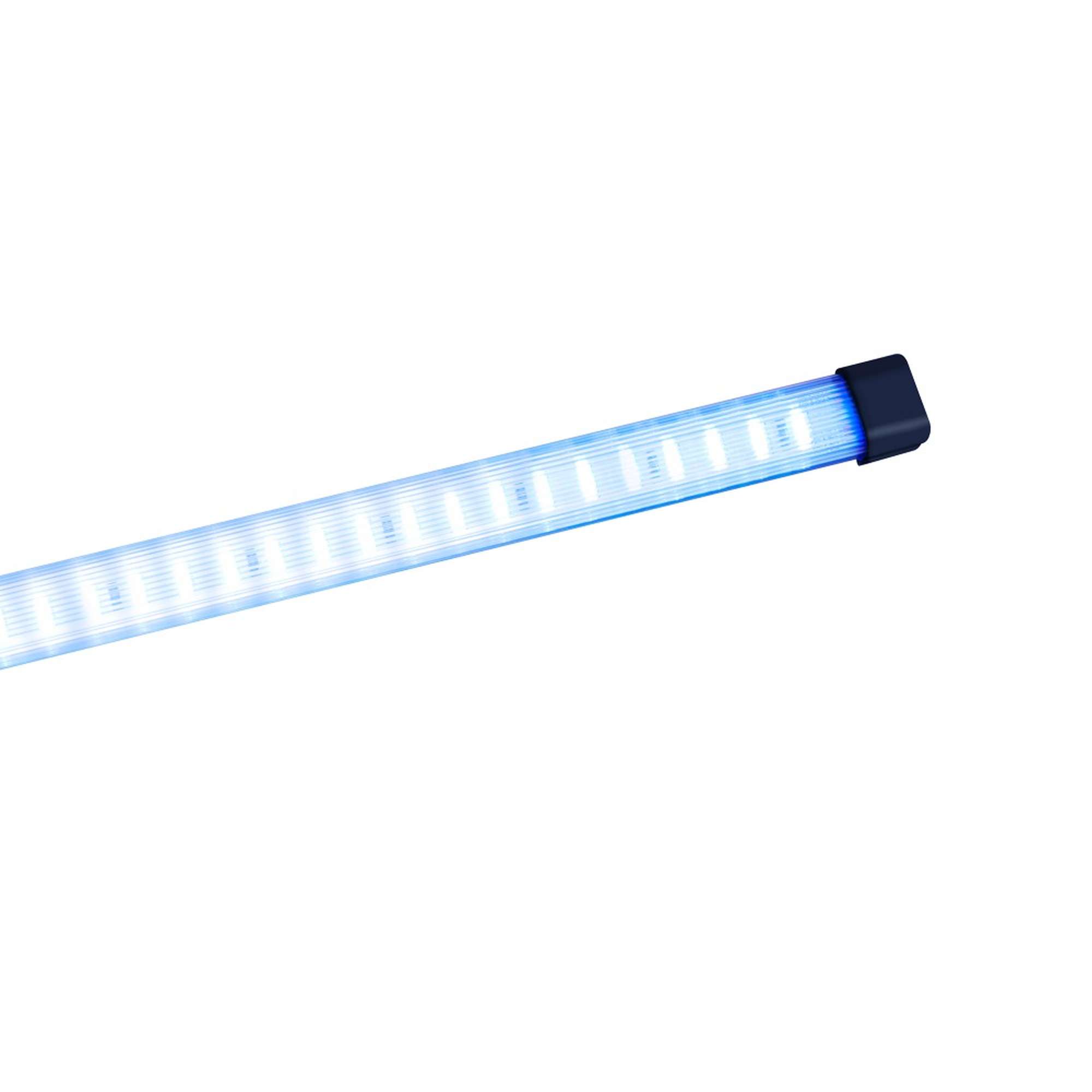 Tira LED azul con carcasa rígida plástica
