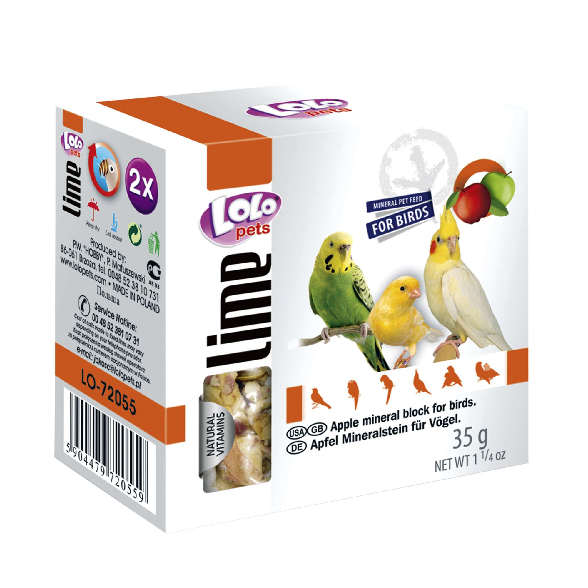 Bloque mineral de manzana LOLO