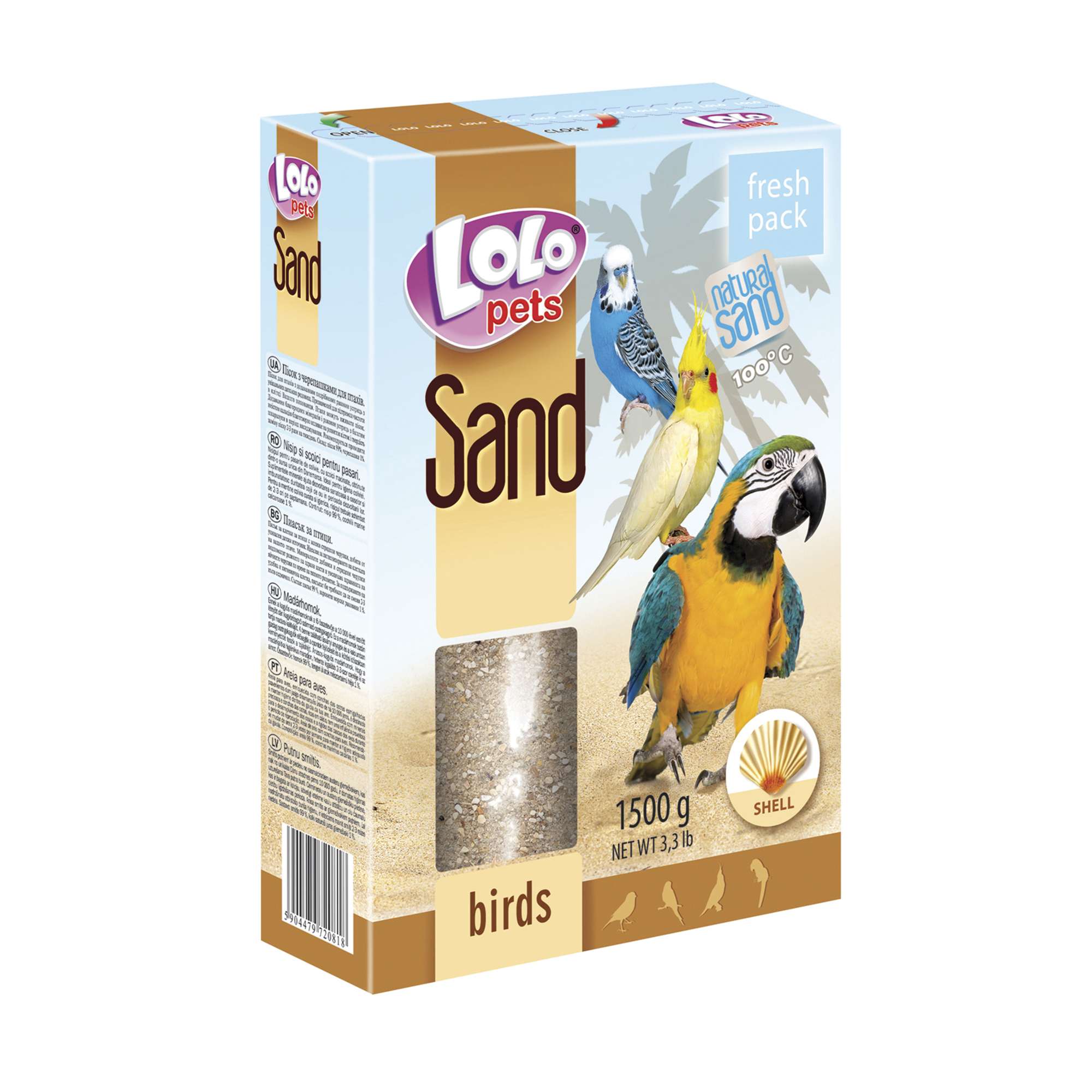 Grit de ostras para pájaros LOLO