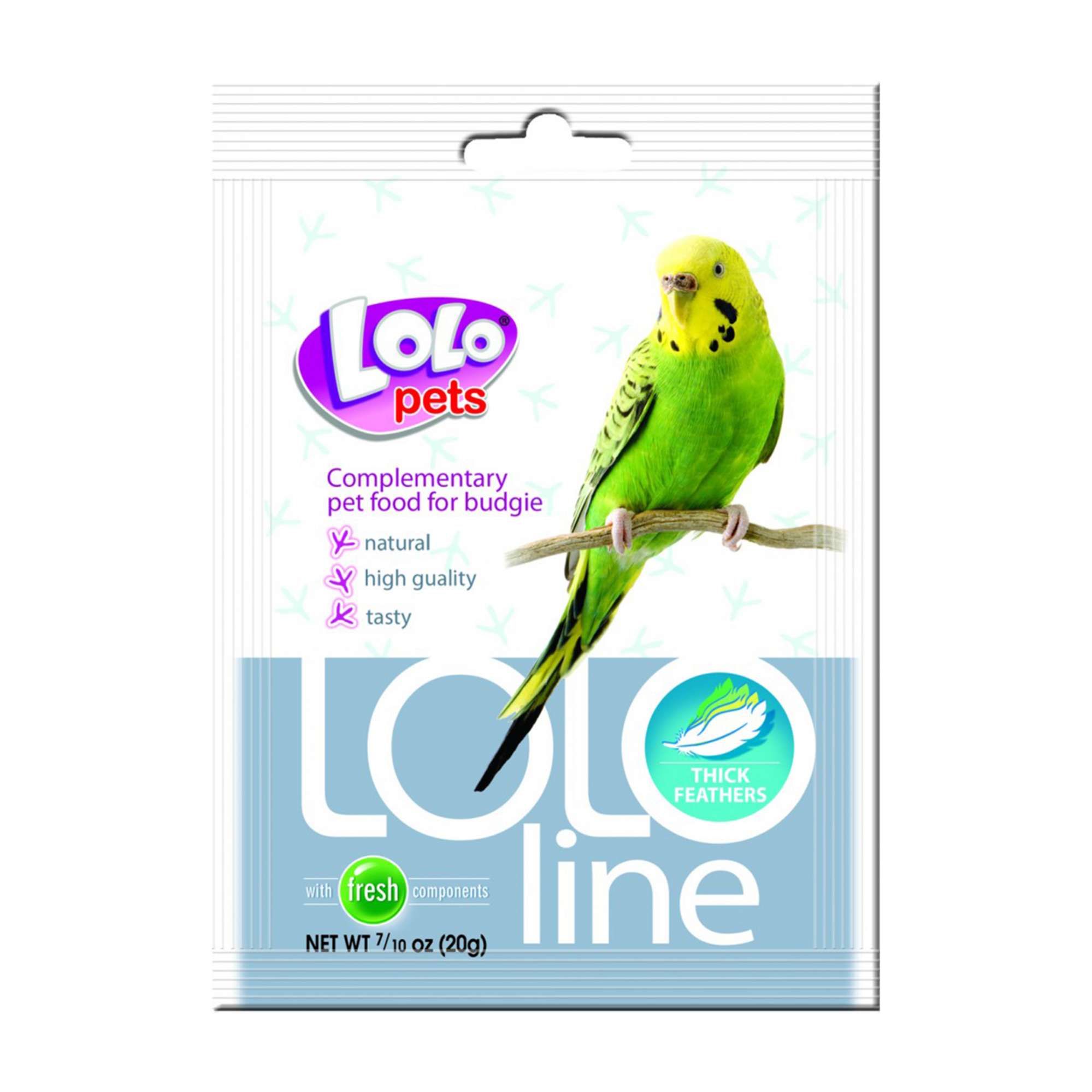 Complemento alimenticio plumaje espeso para periquitos LOLO