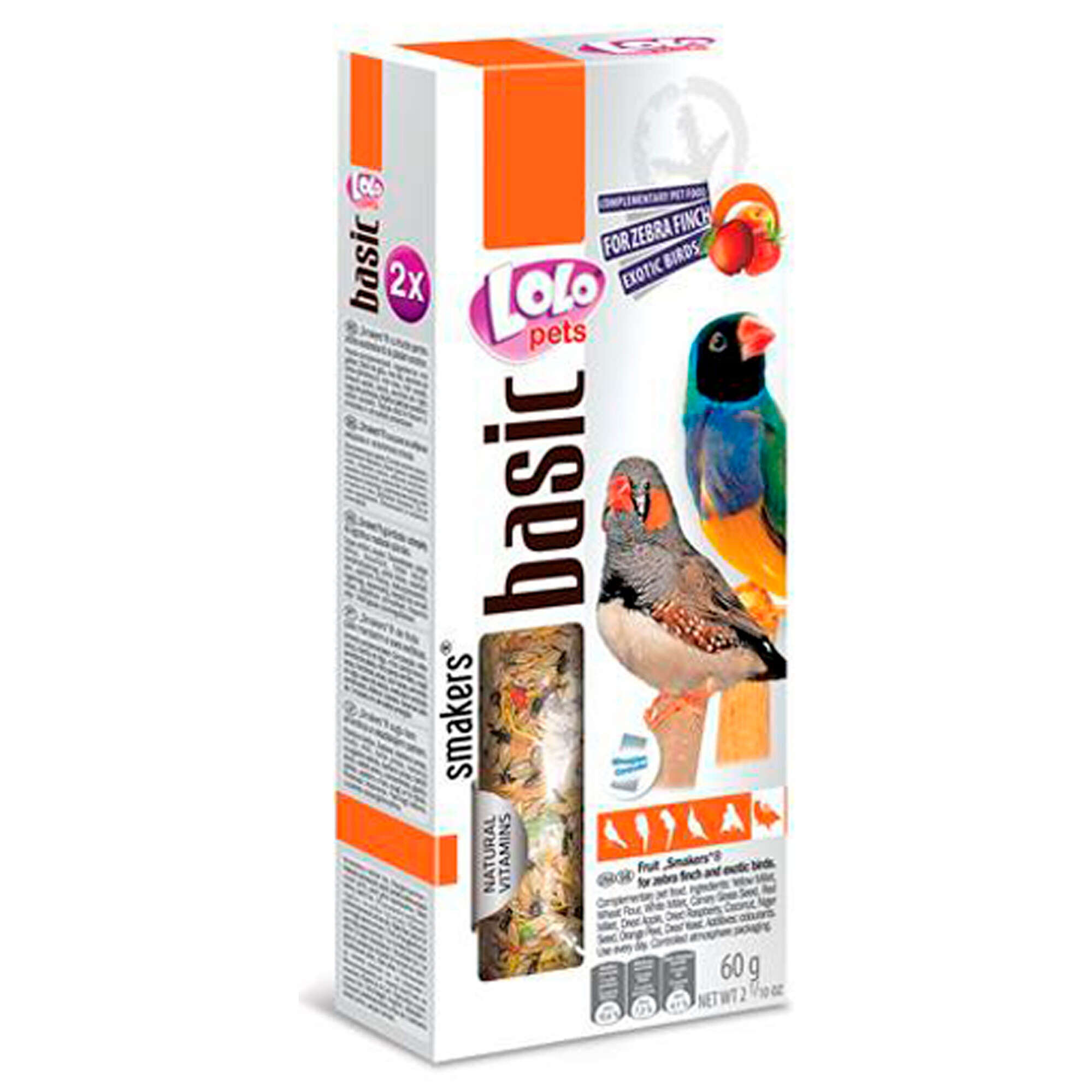 Barritas de fruta para exóticos LOLO