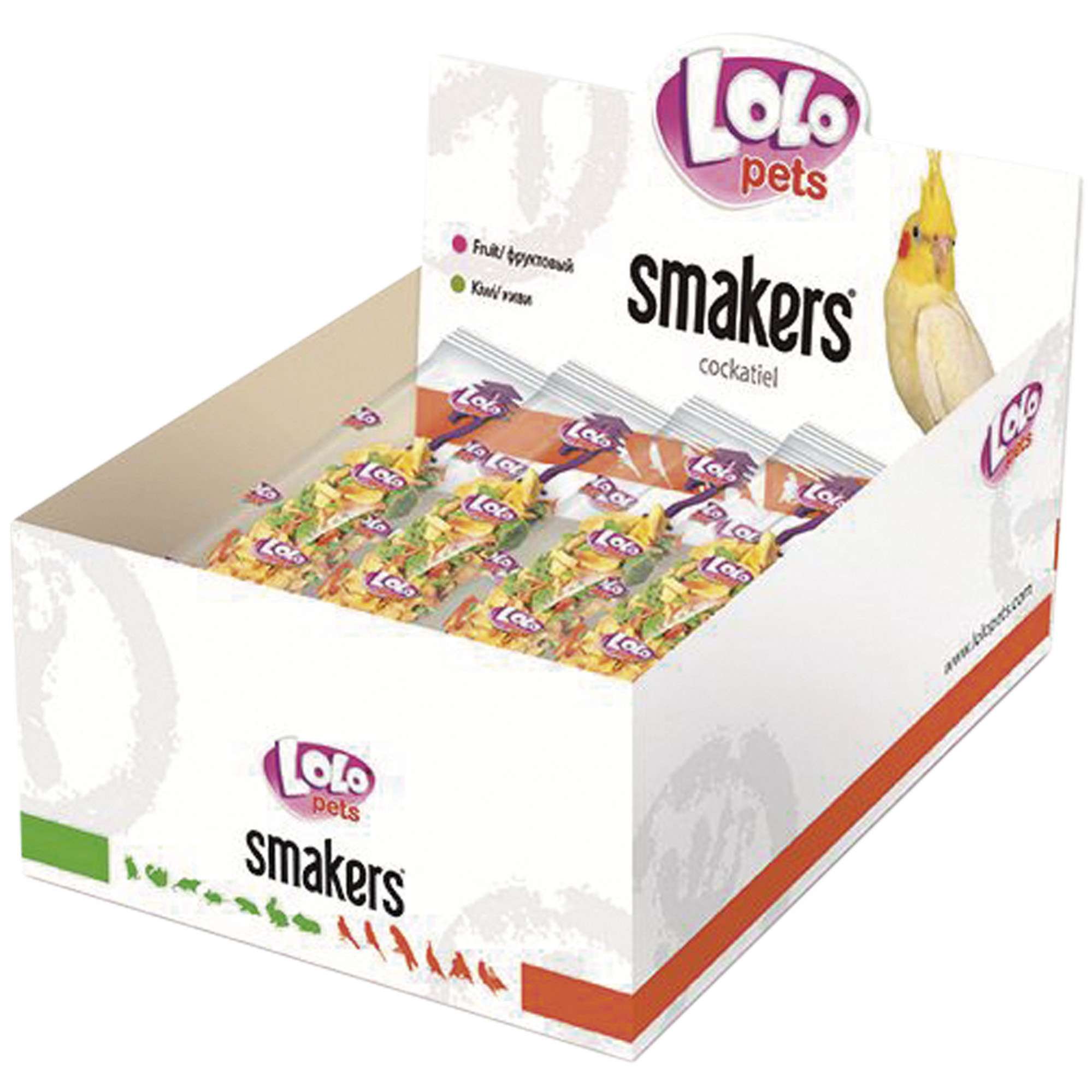 Barritas de fruta para ninfas LOLO