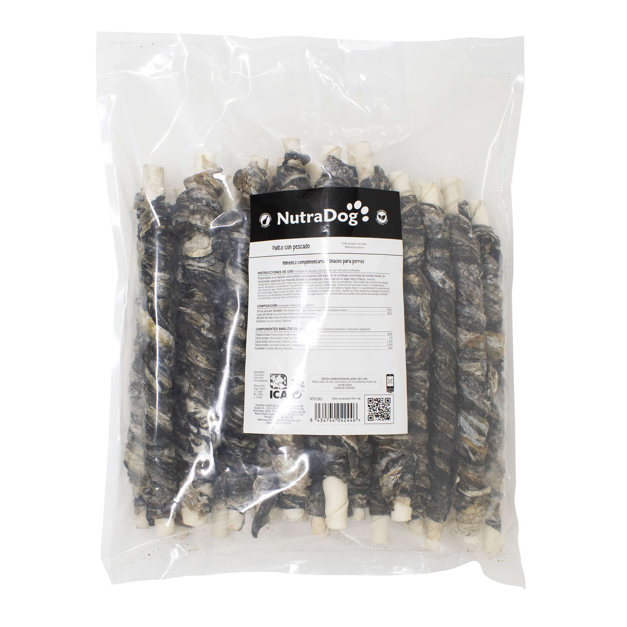 Palitos con pescado XL NutraDog