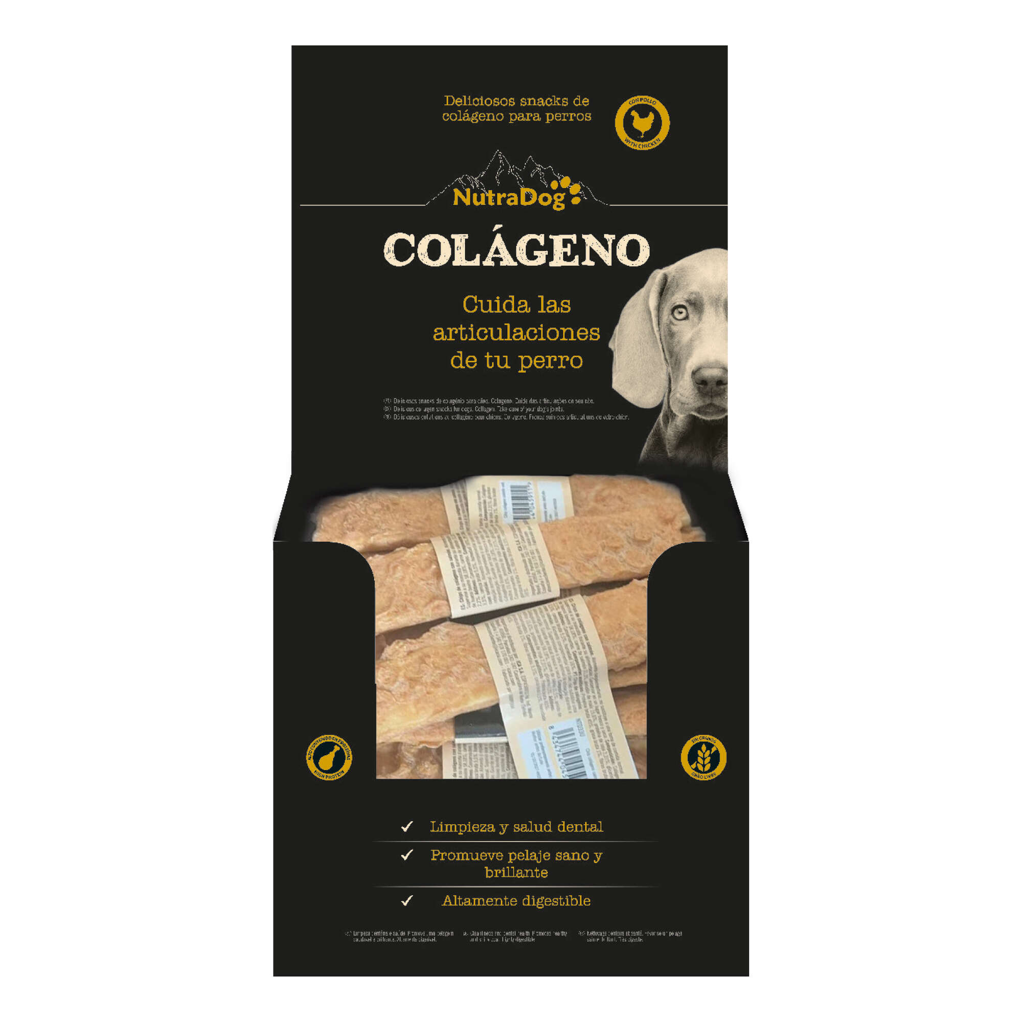 Chips de colágeno con pollo NutraDog
