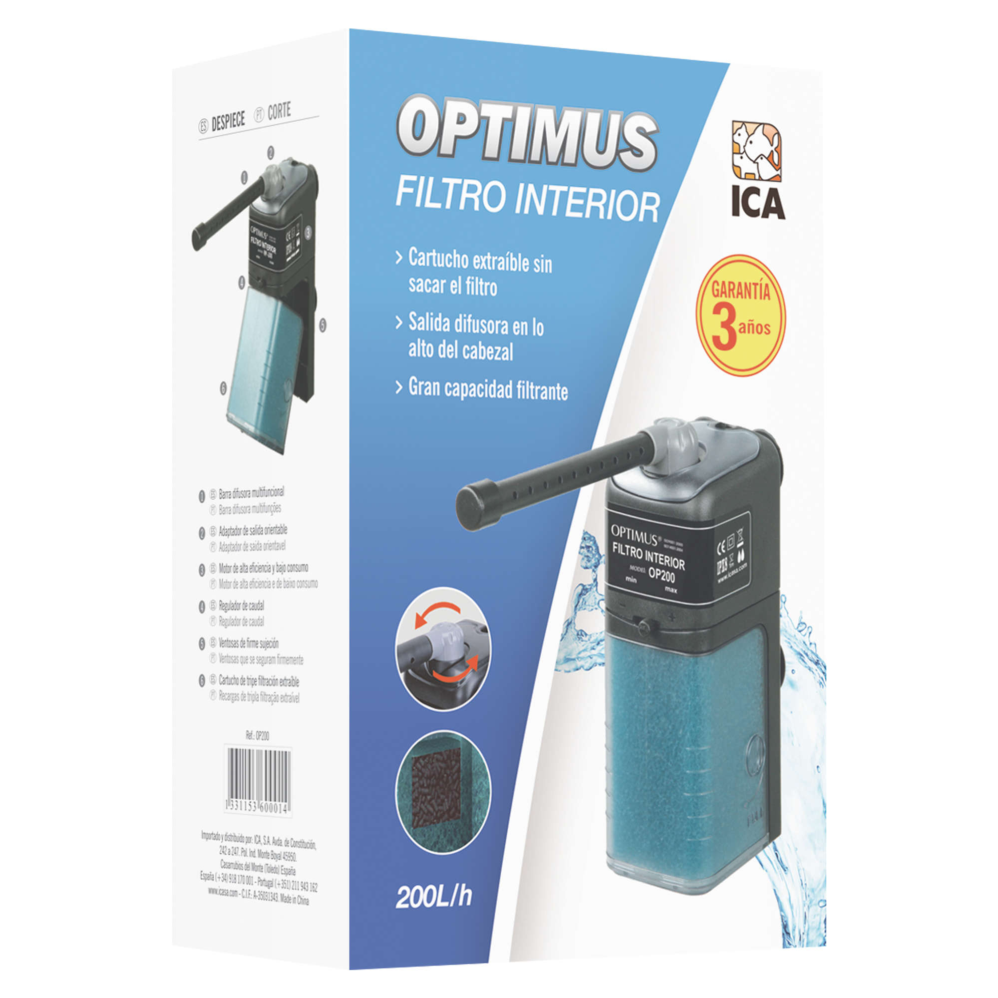 Filtro interior OPTIMUS