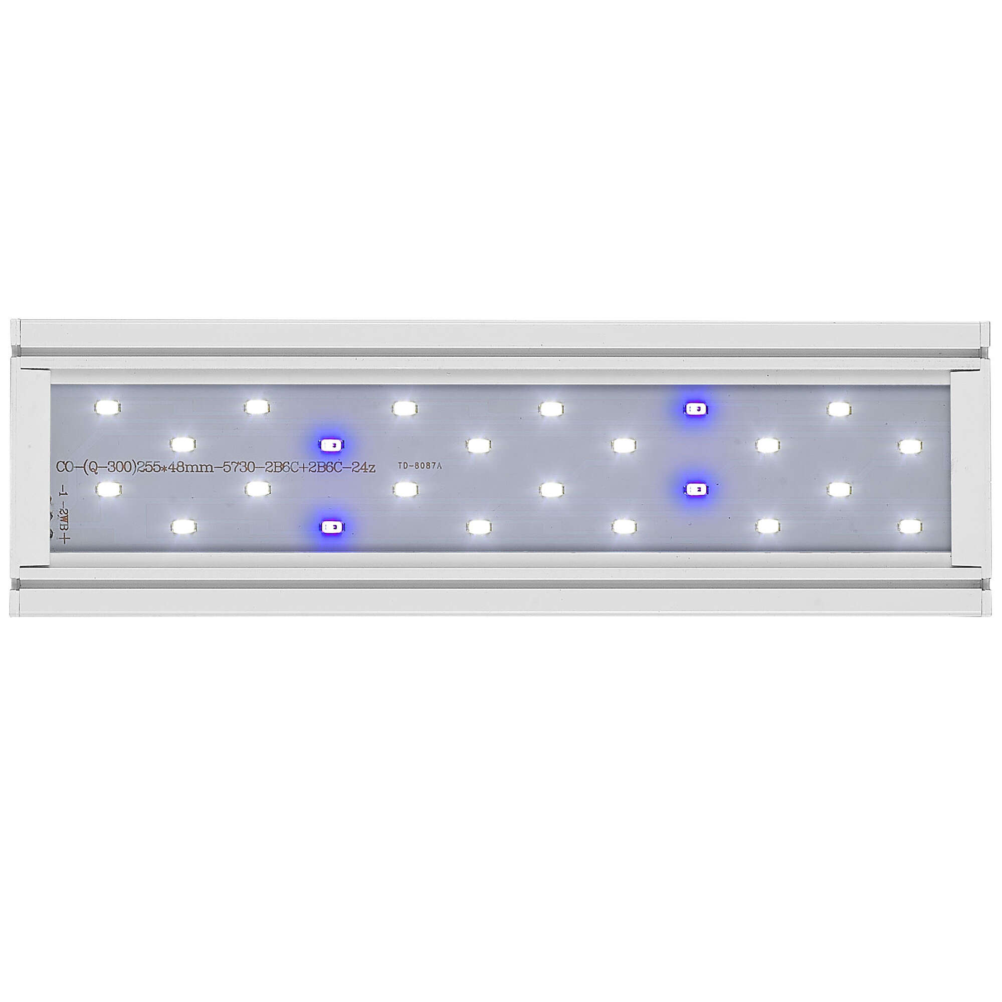 Pantalla Aqualed Génesis luz azul+blanca - Blanca